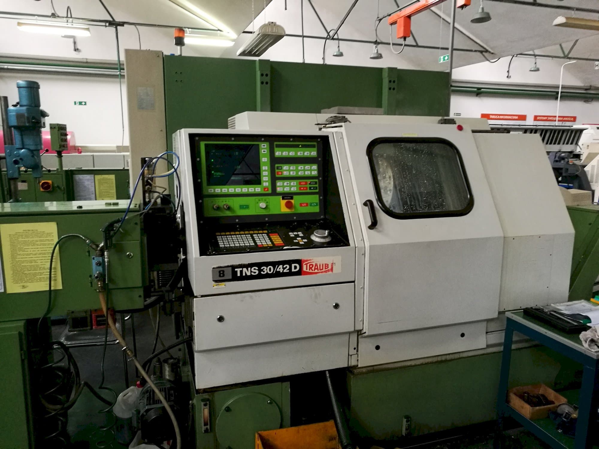 Front view of TRAUB TNS 30/42 D  machine