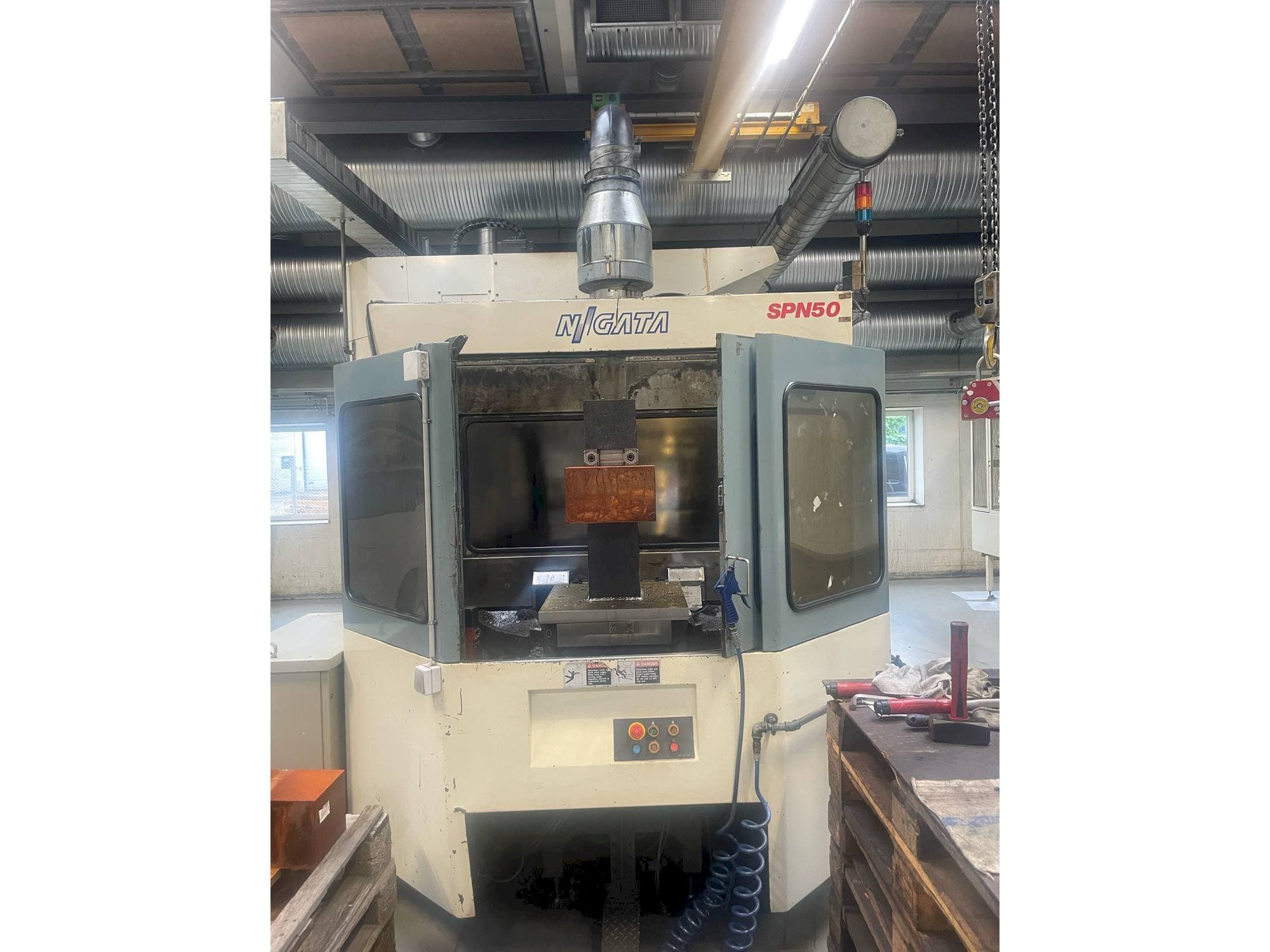 Front view of Niigata SPN 50 machine