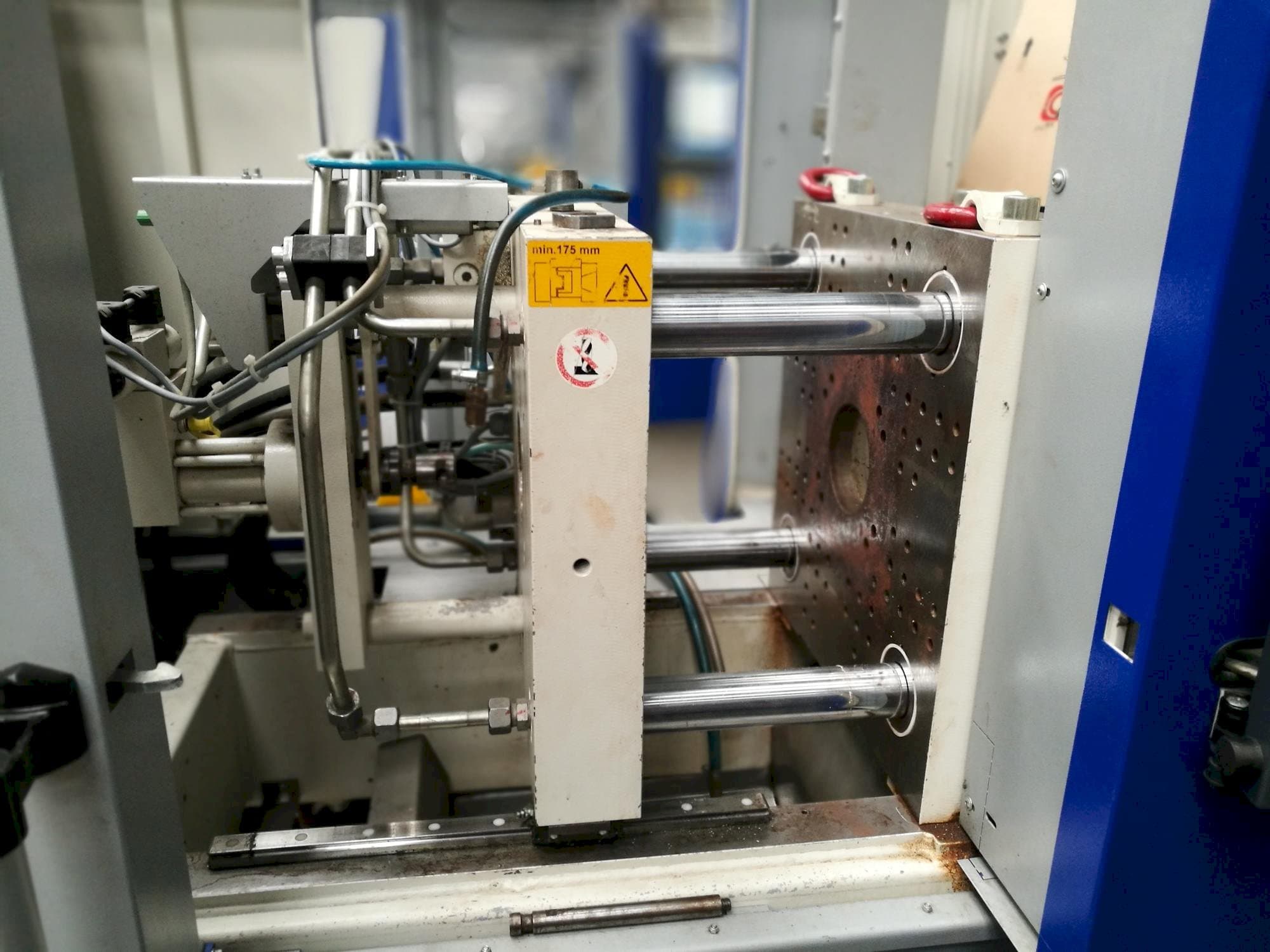 Front view of Krauss Maffei KM 35-55 CX machine