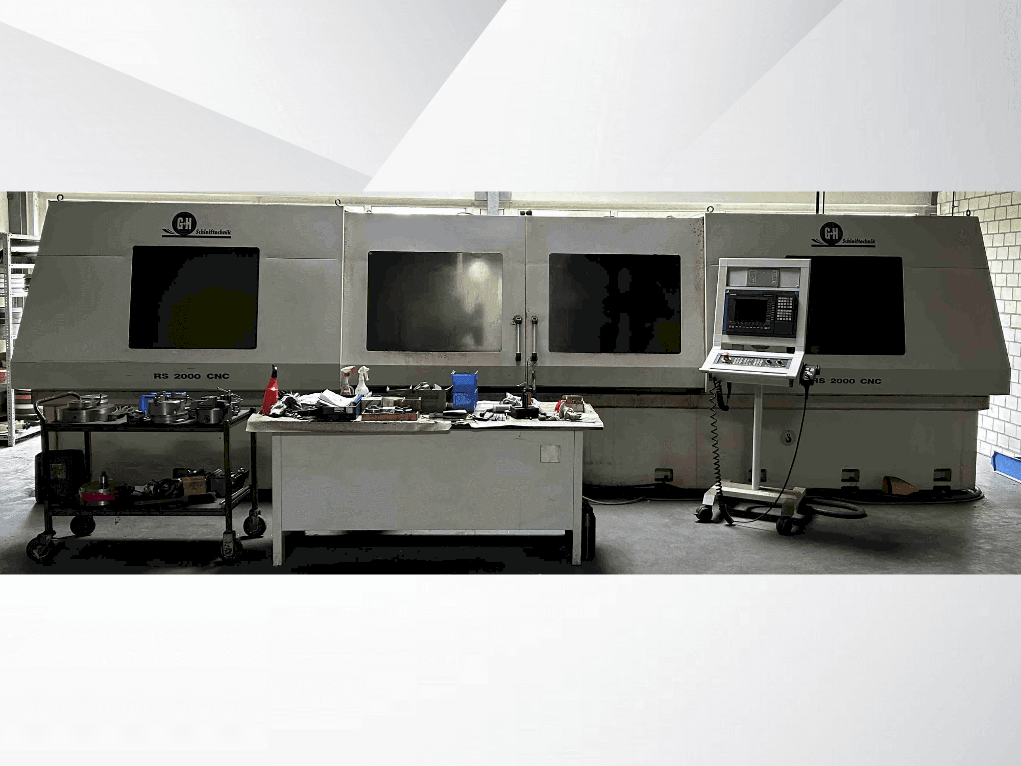 Front view of GEIBEL & HOTZ RS 2000 CNC  machine