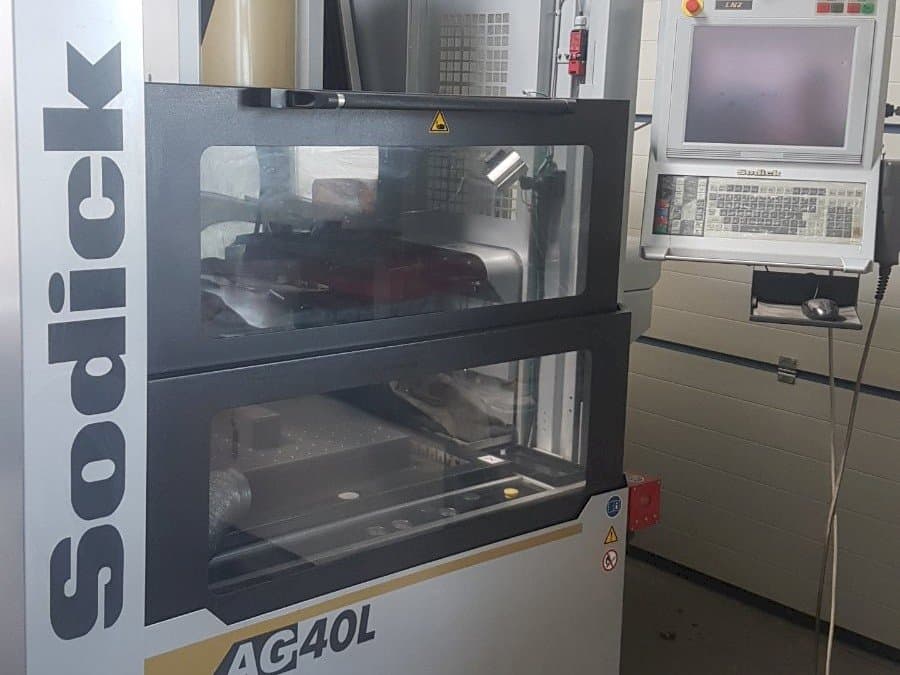 Front view of Sodick AG40L machine