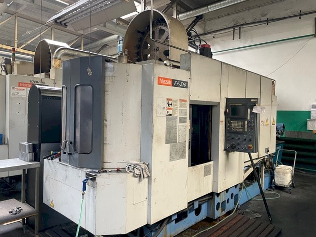 Front view of Mazak FF510 machine