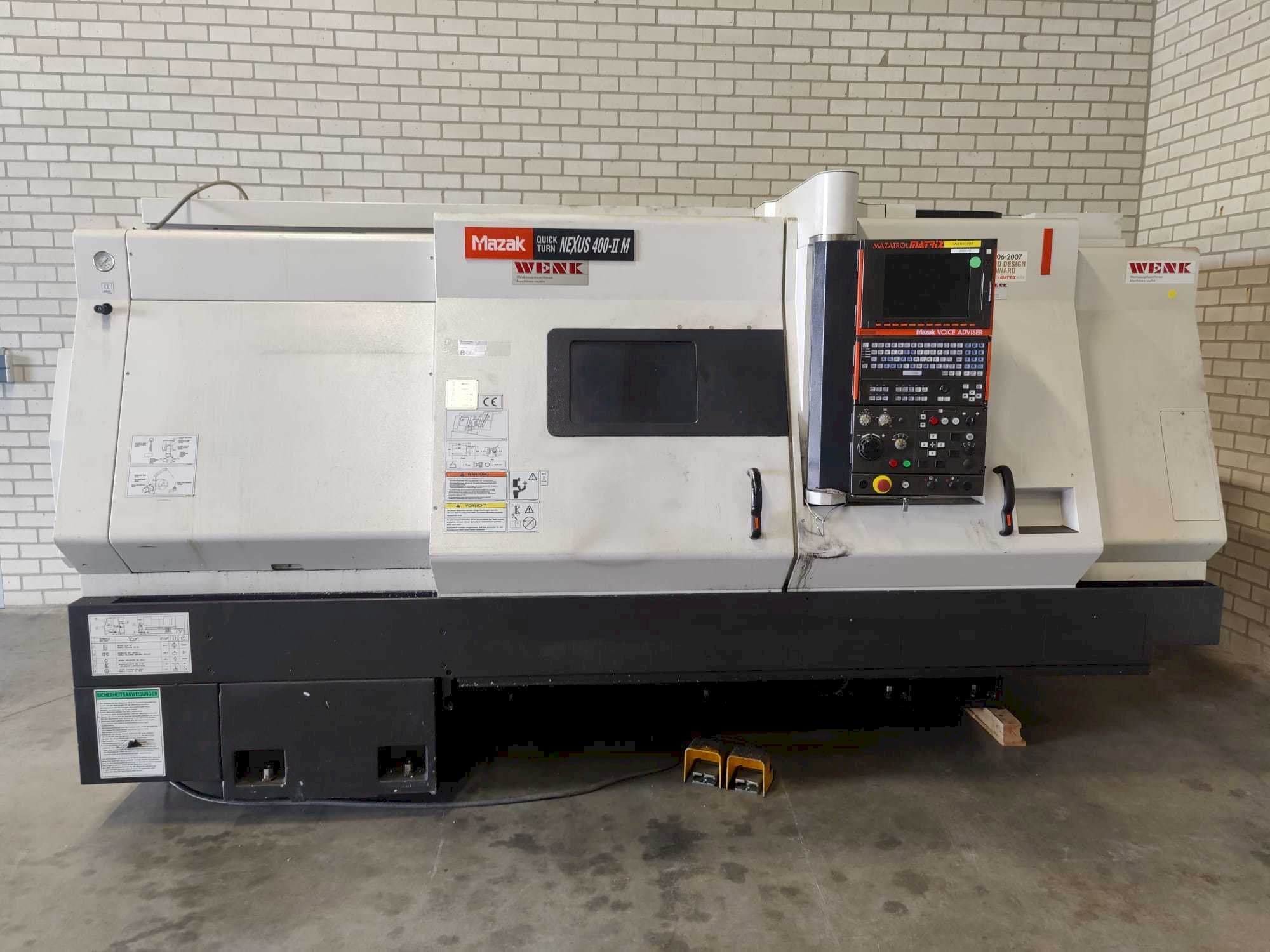 Front view of Mazak Quick Turn Nexus 400-II M machine