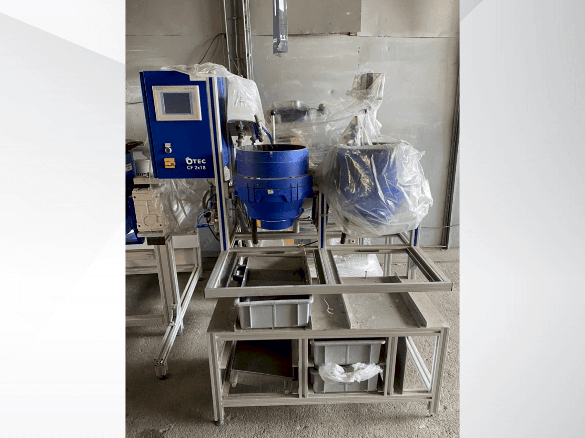 Front view of OTEC CF 2x 18  machine