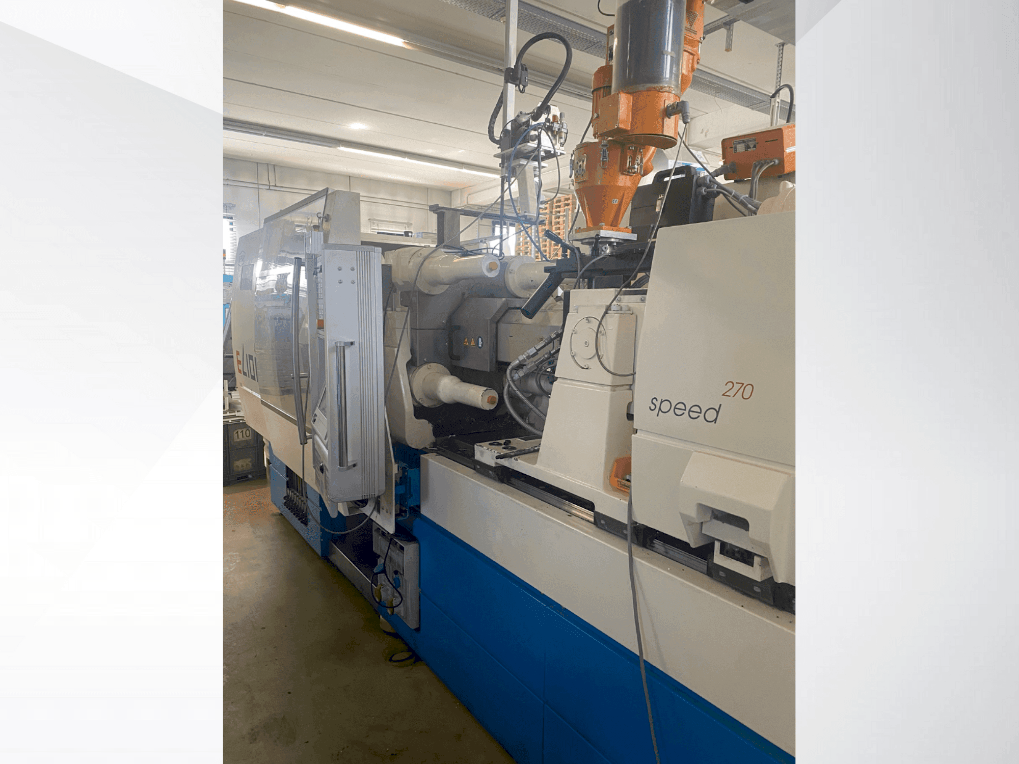 Front view of Netstal ELION 800-270 S  machine