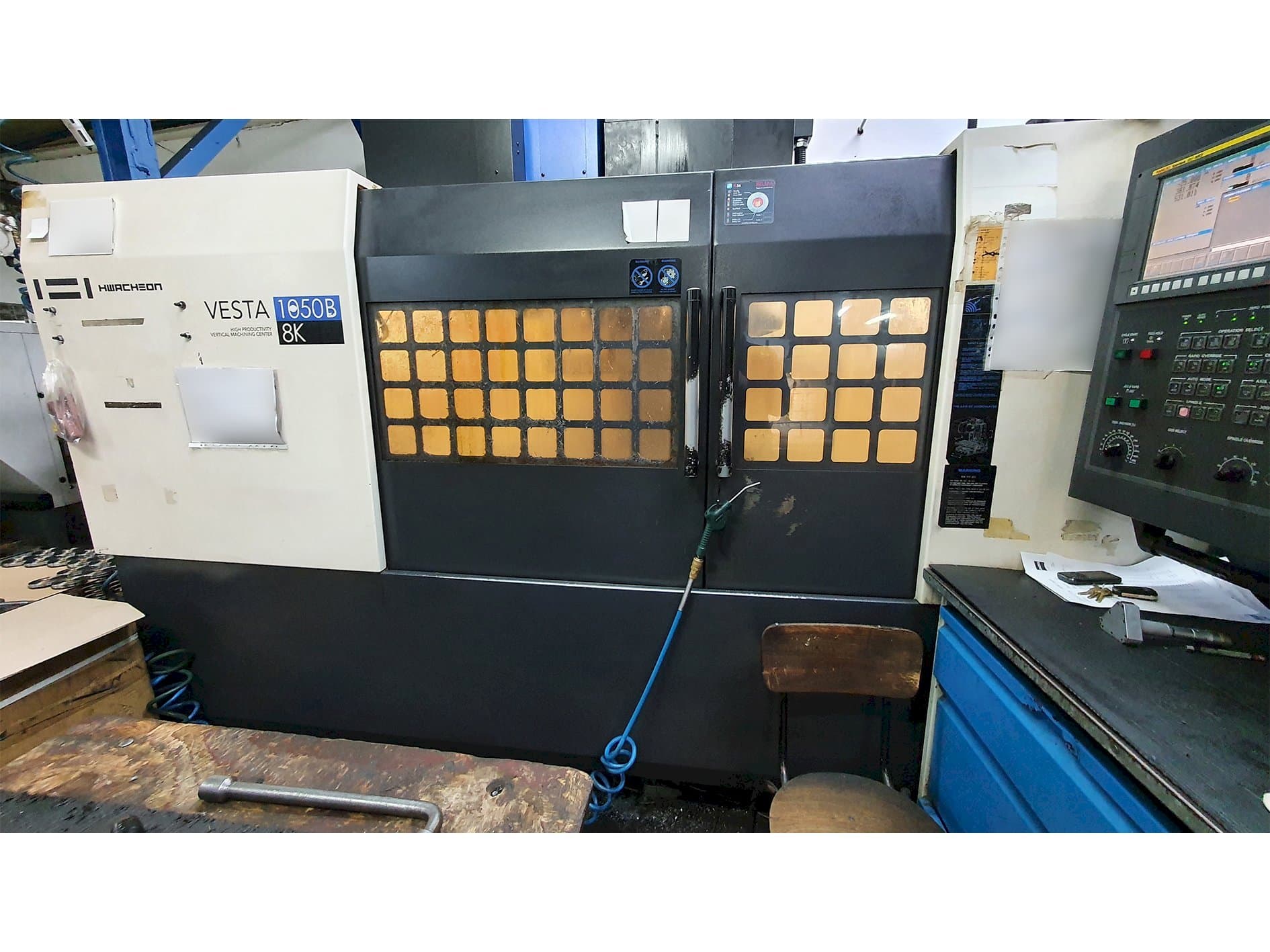 Front view of HWACHEON VESTA-1050B machine
