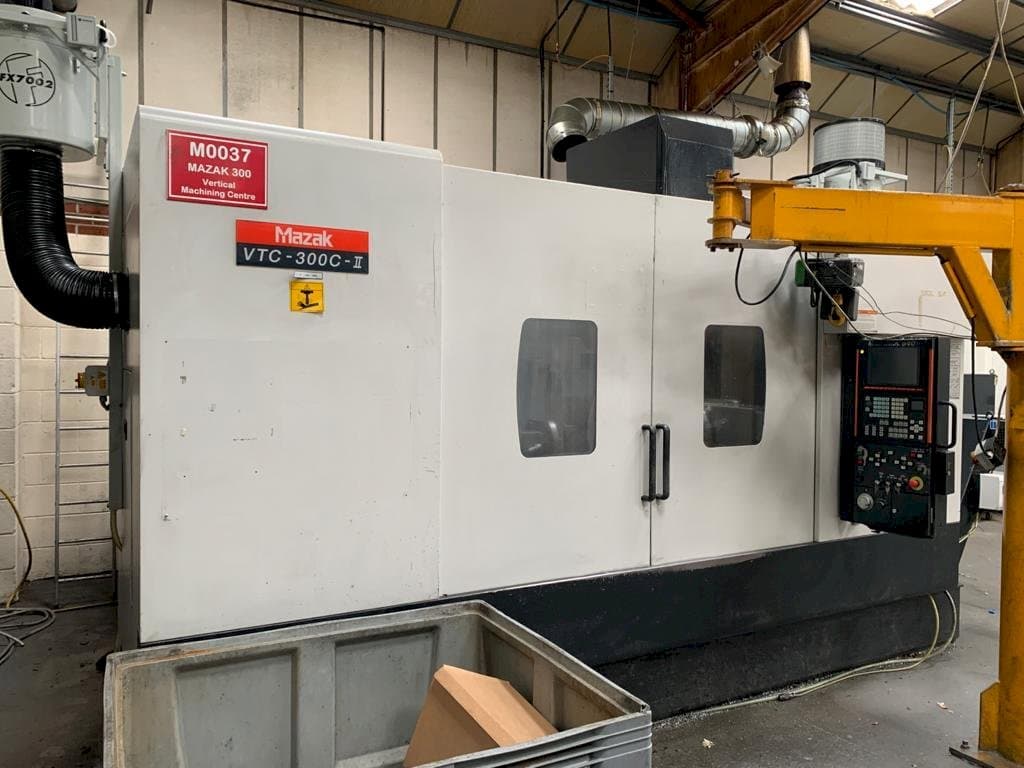 Front view of Mazak VTC-300C-II machine