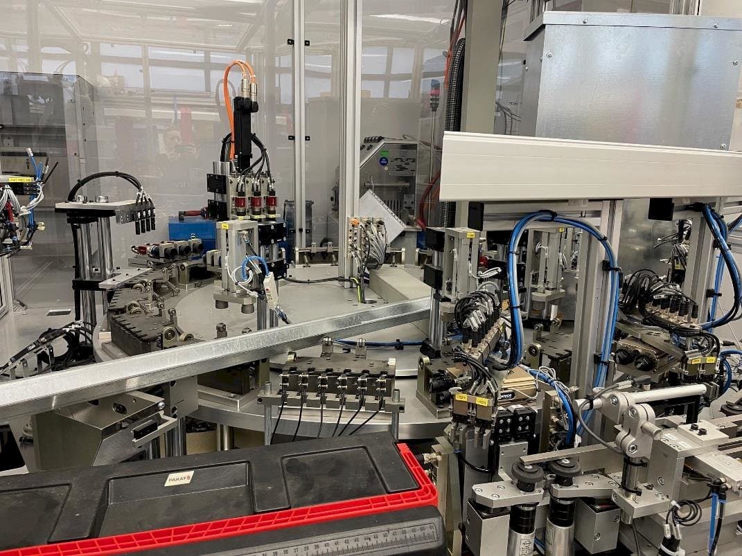 Front view of TEAM AUTOMATION BERLIN Tattoo Needle Testing System machine