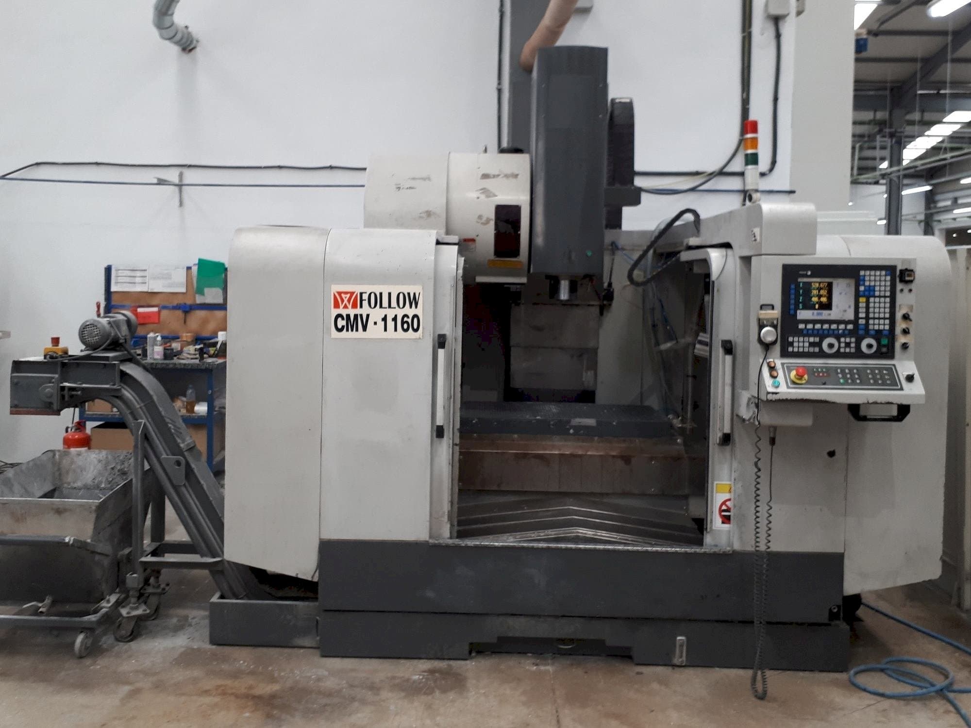 Front view of Follow CMV 1160 machine