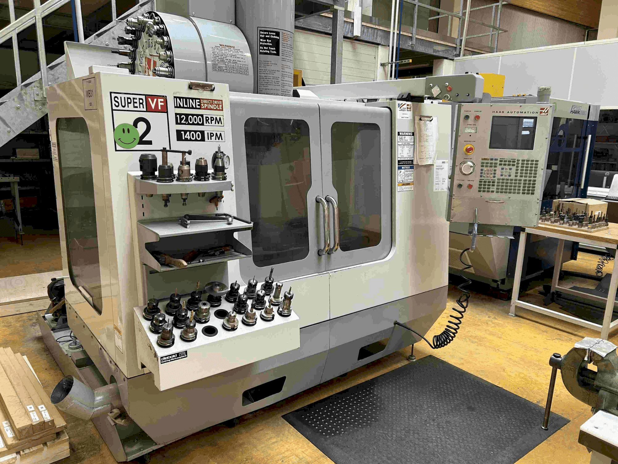 Front view of HAAS VF-2SSHE  machine