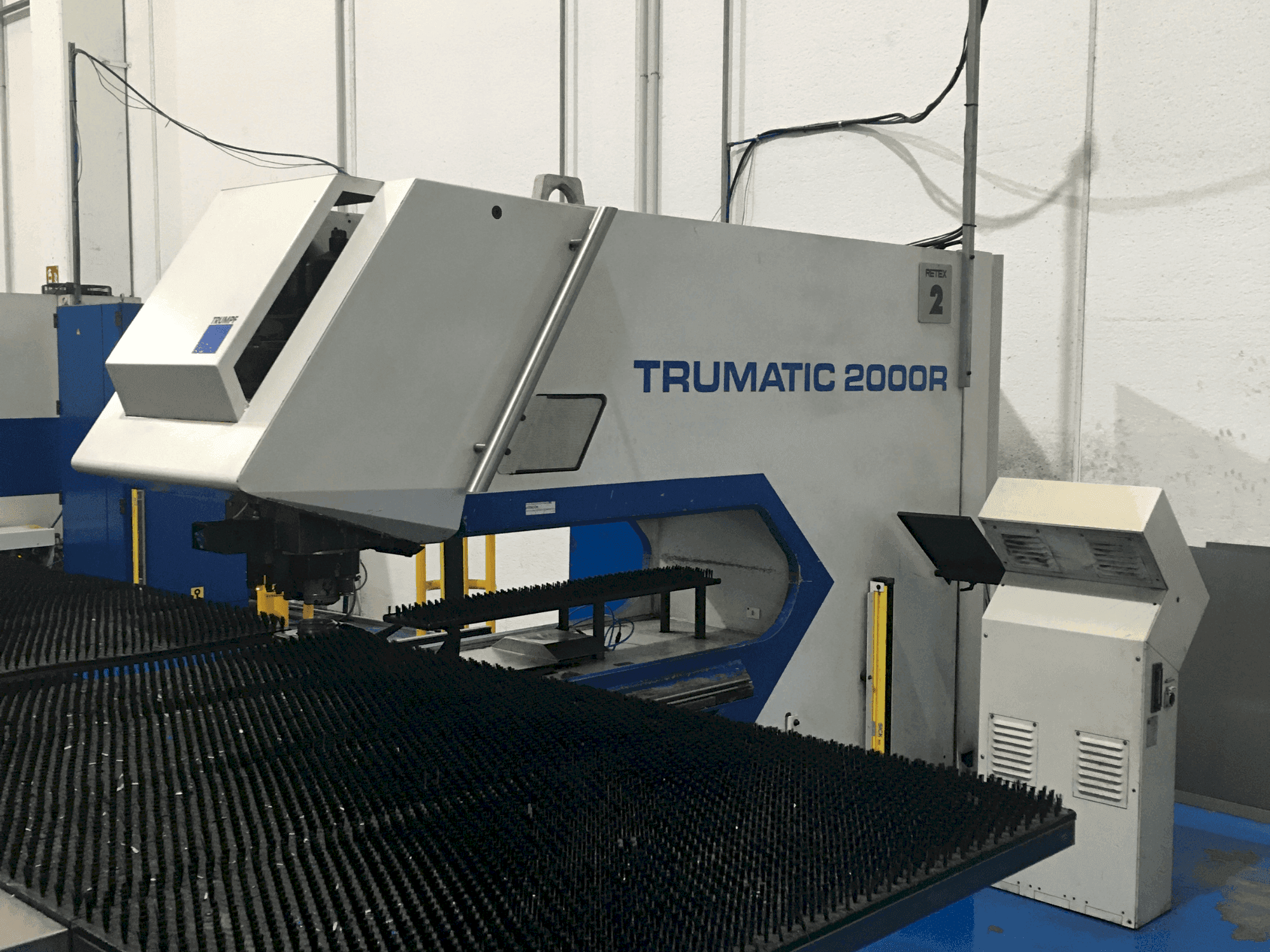 Front view of TRUMPF TC2000R machine