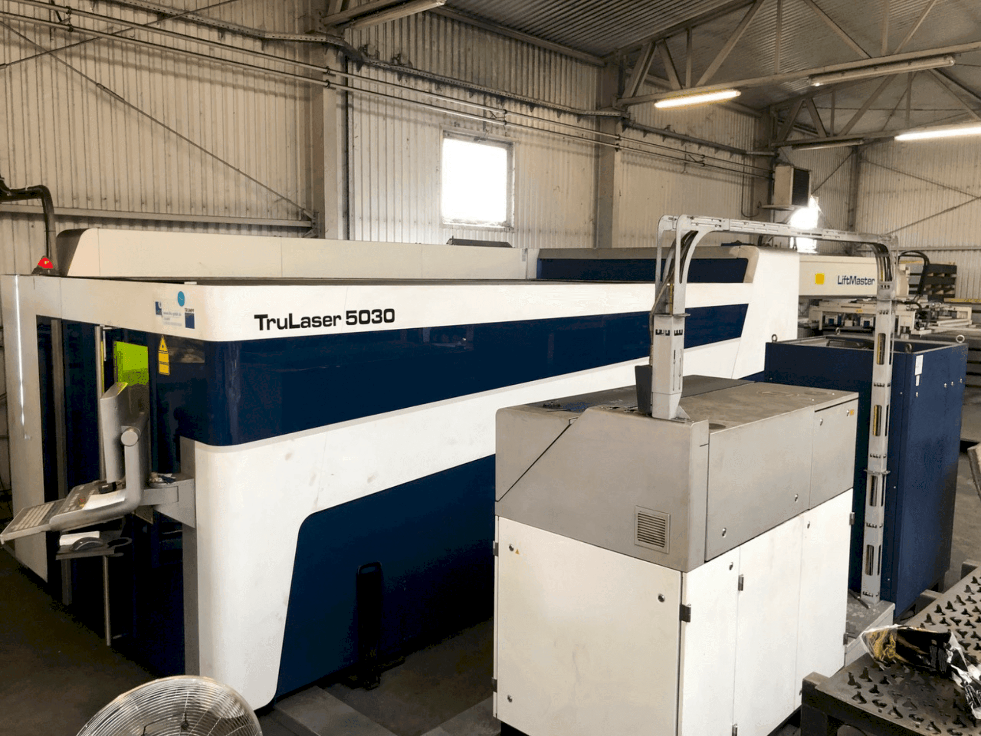 Front view of TRUMPF Trulaser 5030 Fiber  machine