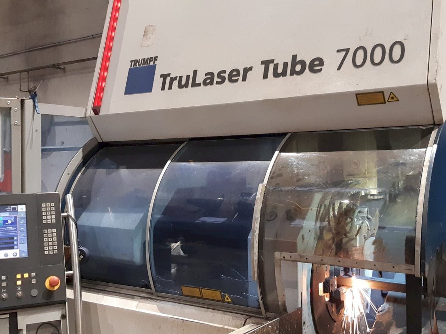 Front view of Trumpf TruLaser Tube 7000 machine
