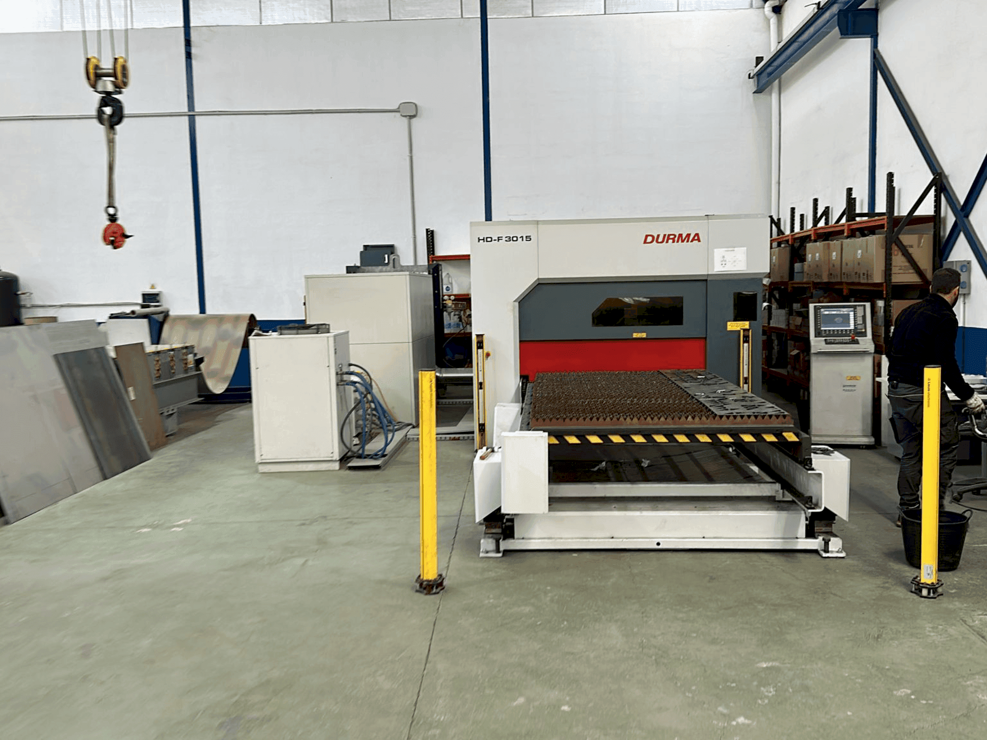 Front view of Durma HD-F 3015  machine