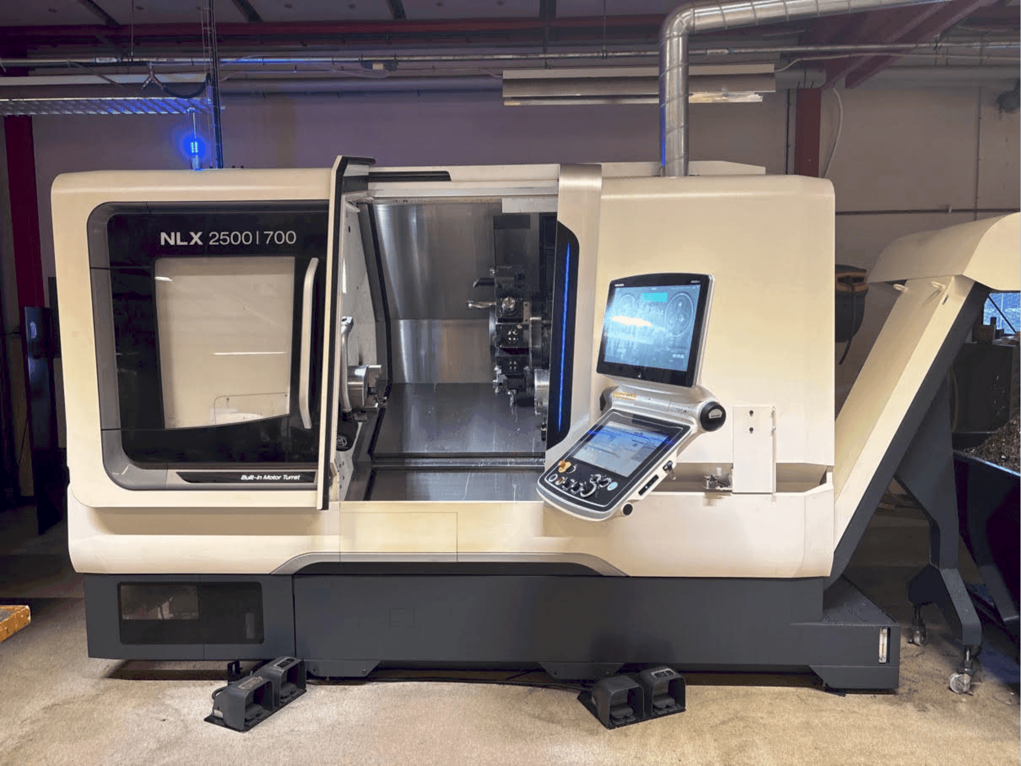 Front view of DMG MORI NLX 2500-700 SY  machine