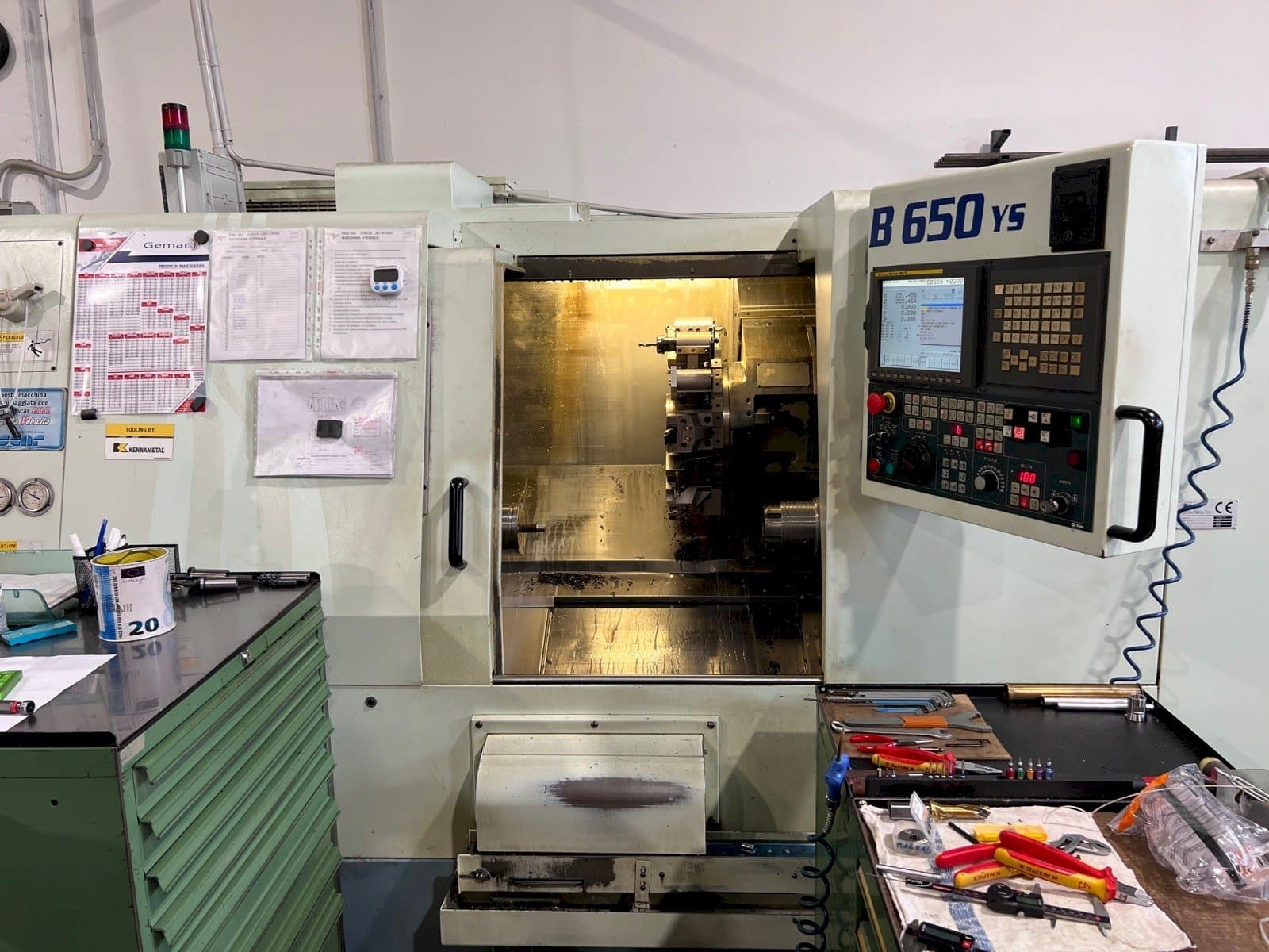 Front view of Biglia B650 YS machine