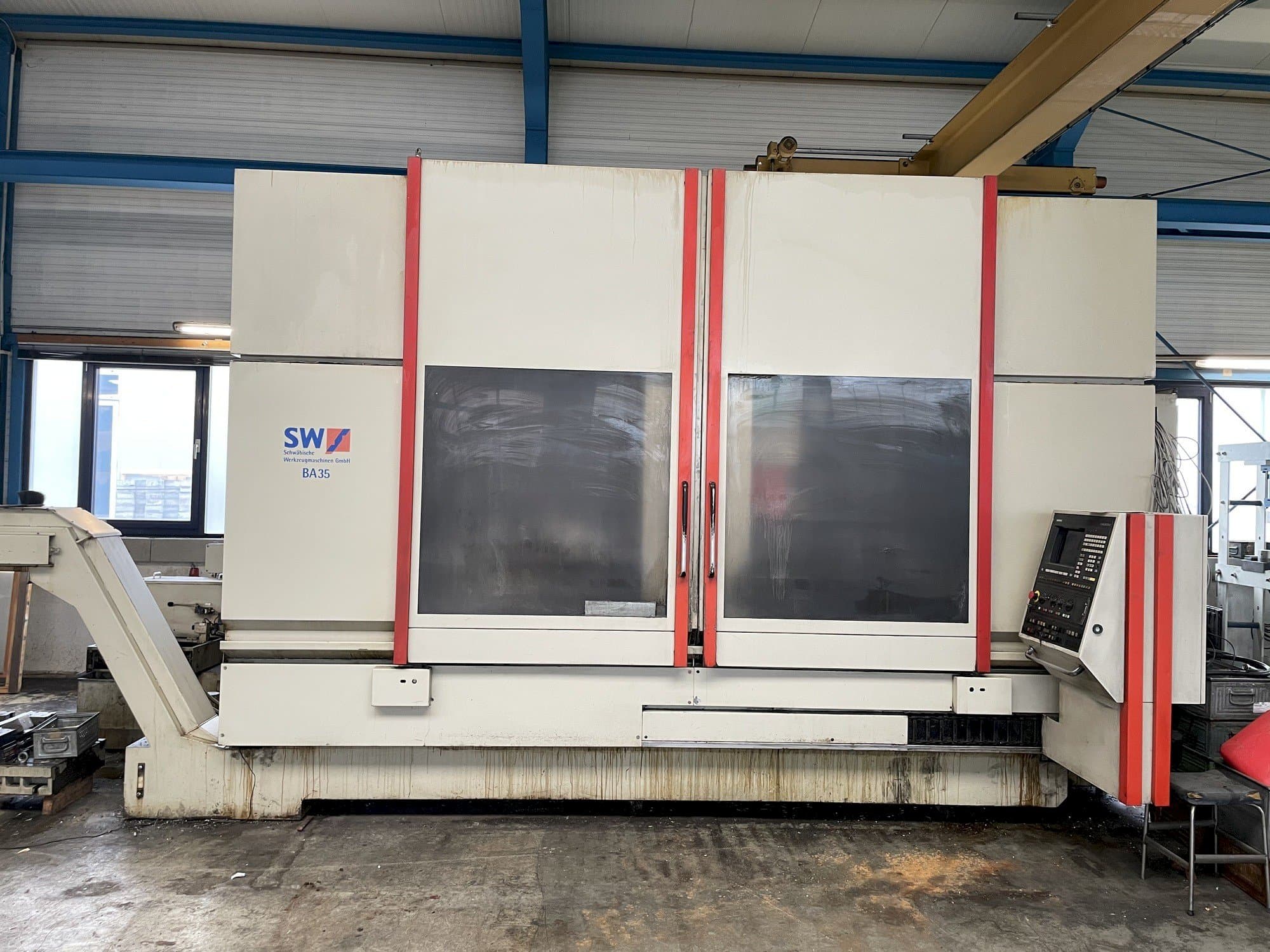 Front view of SW BA 35 machine