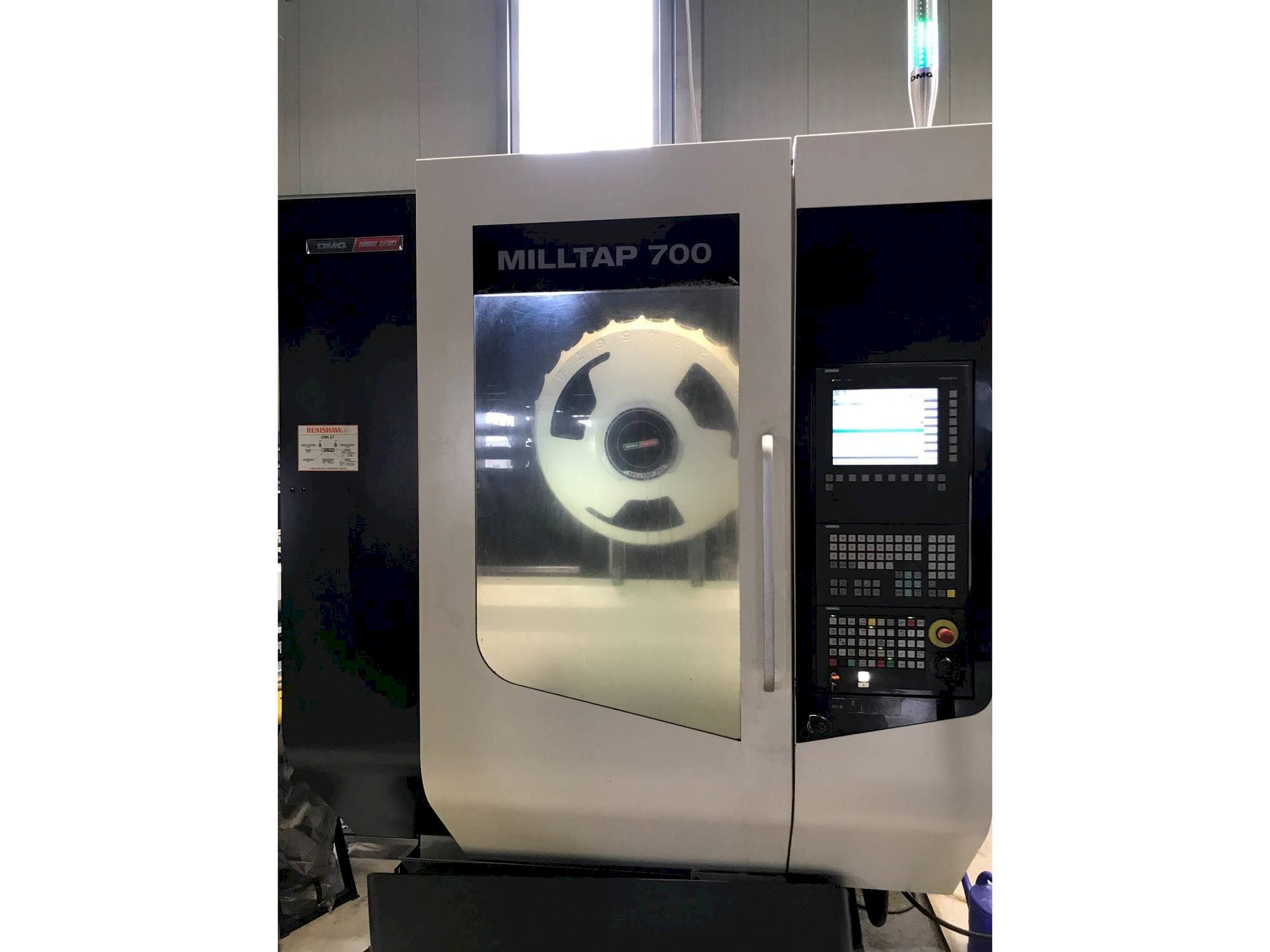 Front view of DMG MORI Milltap 700 machine