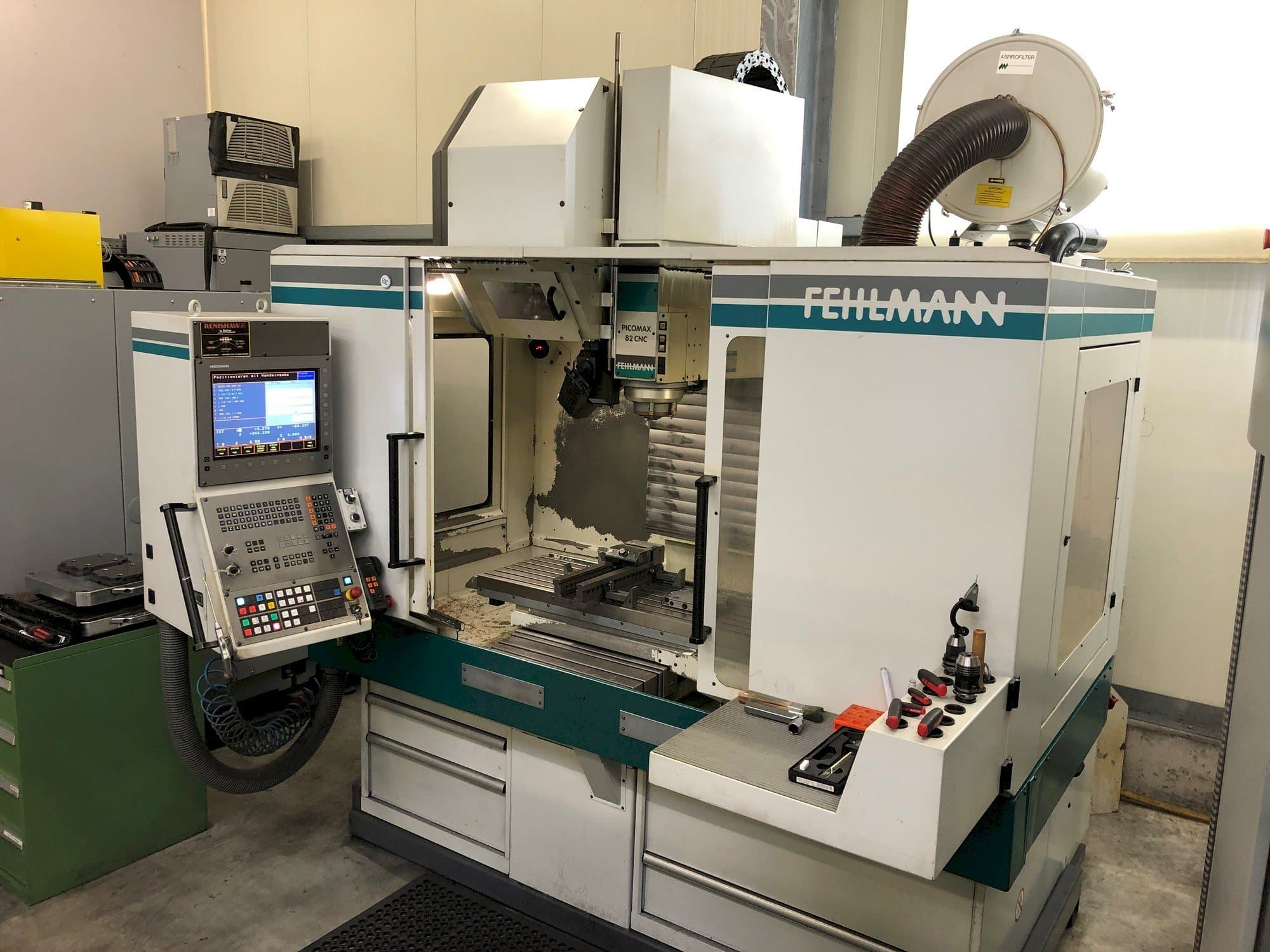 Front view of FEHLMANN PICOMAX 82 CNC  machine