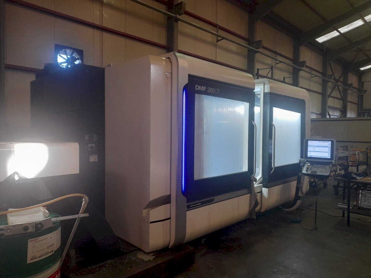 Front view of DMG MORI DMF 260-7  machine