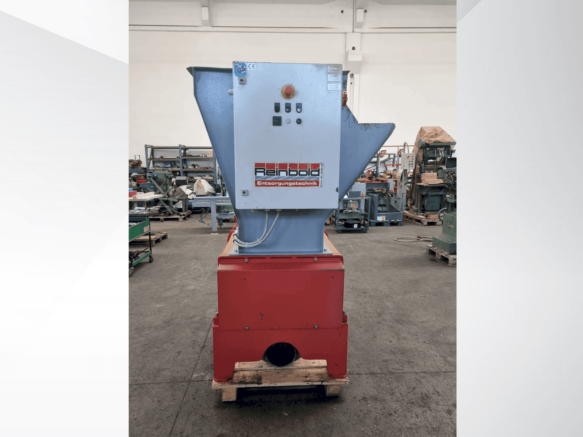 Front view of REINBOLD RMZ 500  machine