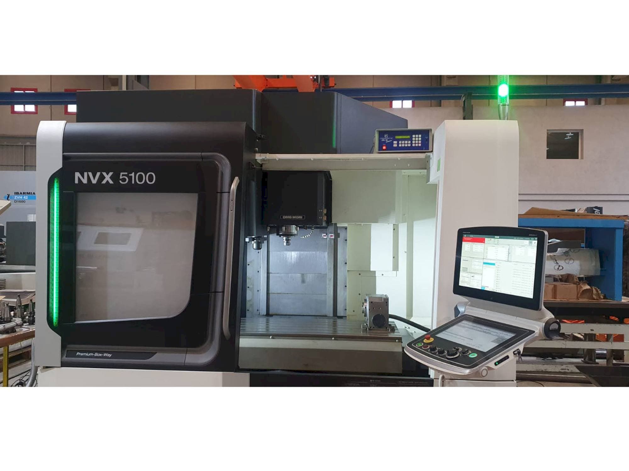 Front view of DMG MORI NVX 5100/40 machine