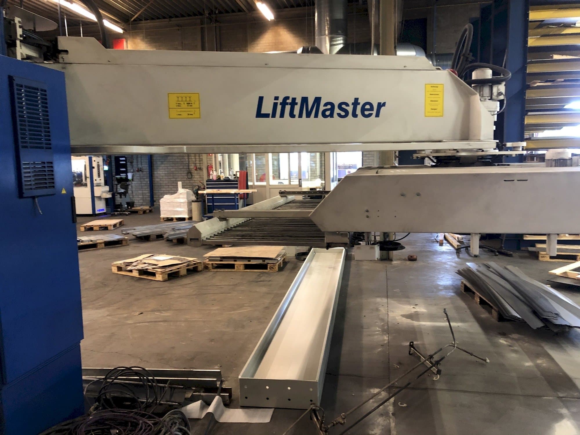 Front view of Trumpf Liftmaster machine