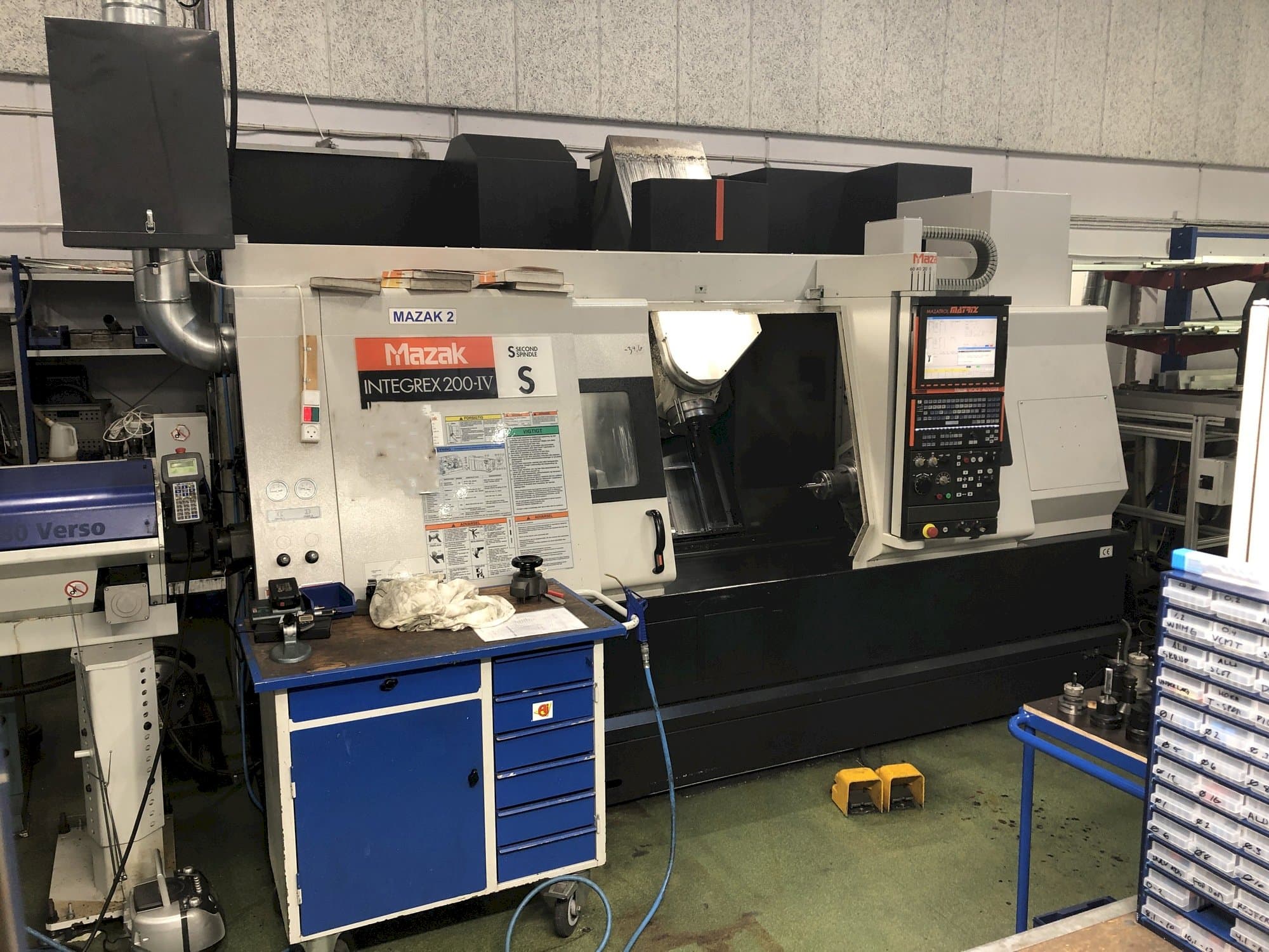 Front view of Mazak INTEGREX 200-IV machine
