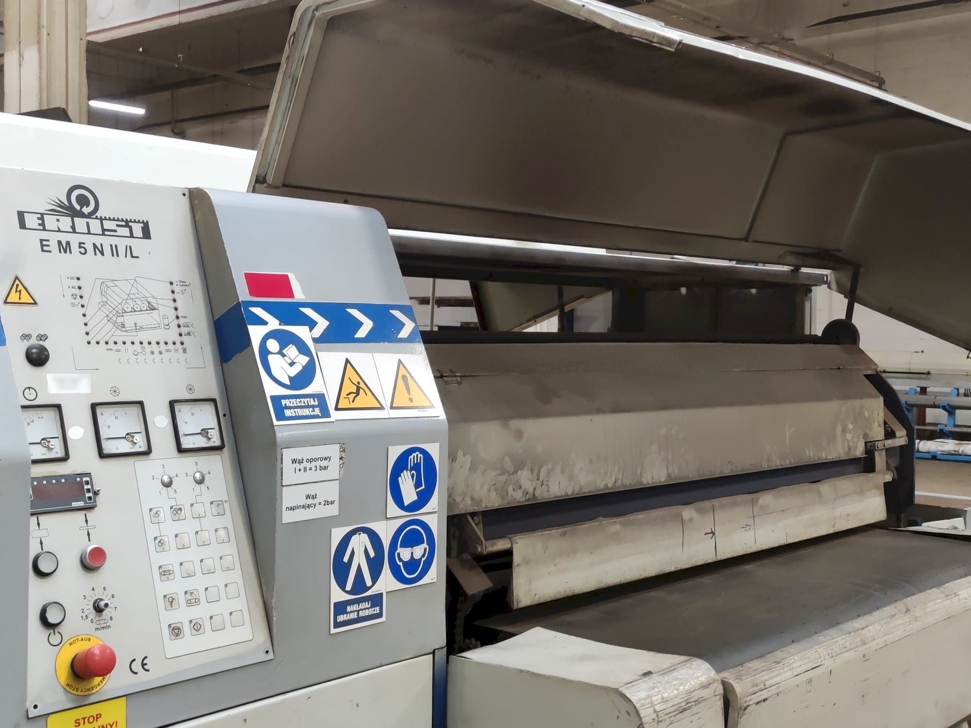 Front view of ERNST EM5N II/L machine