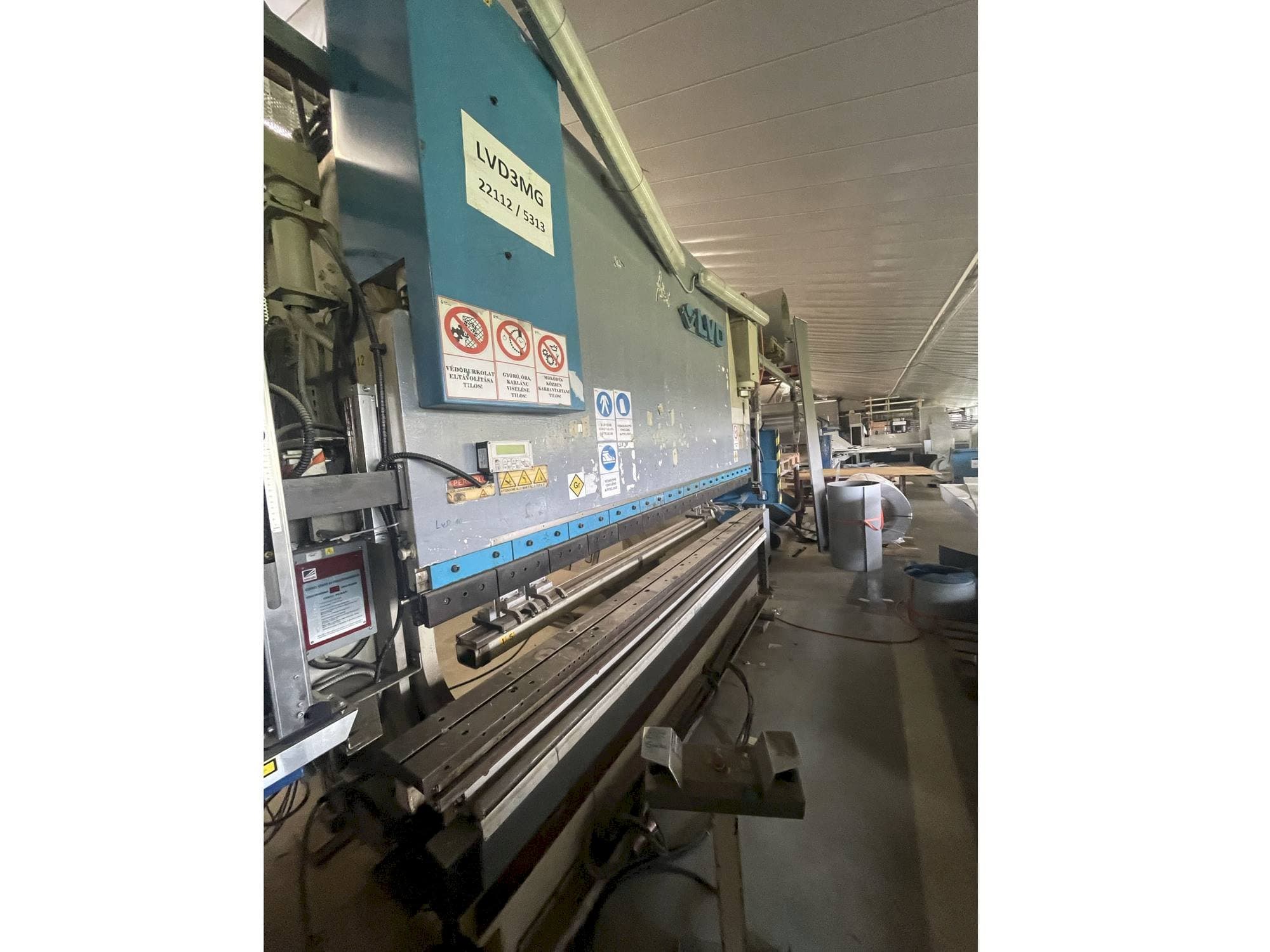 Front view of LVD Ppeb 110/30 machine