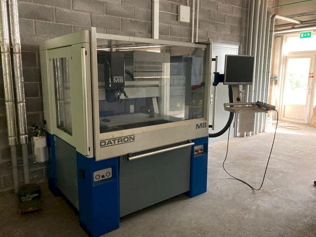 Front view of Datron M8A machine