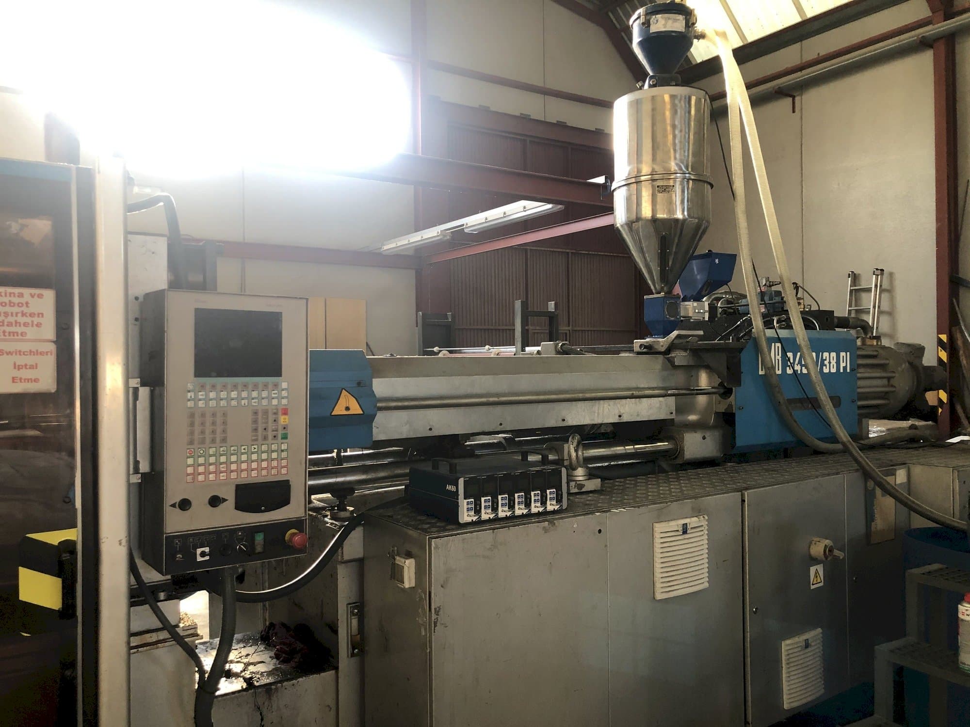 Front view of BMB 380/34pi machine