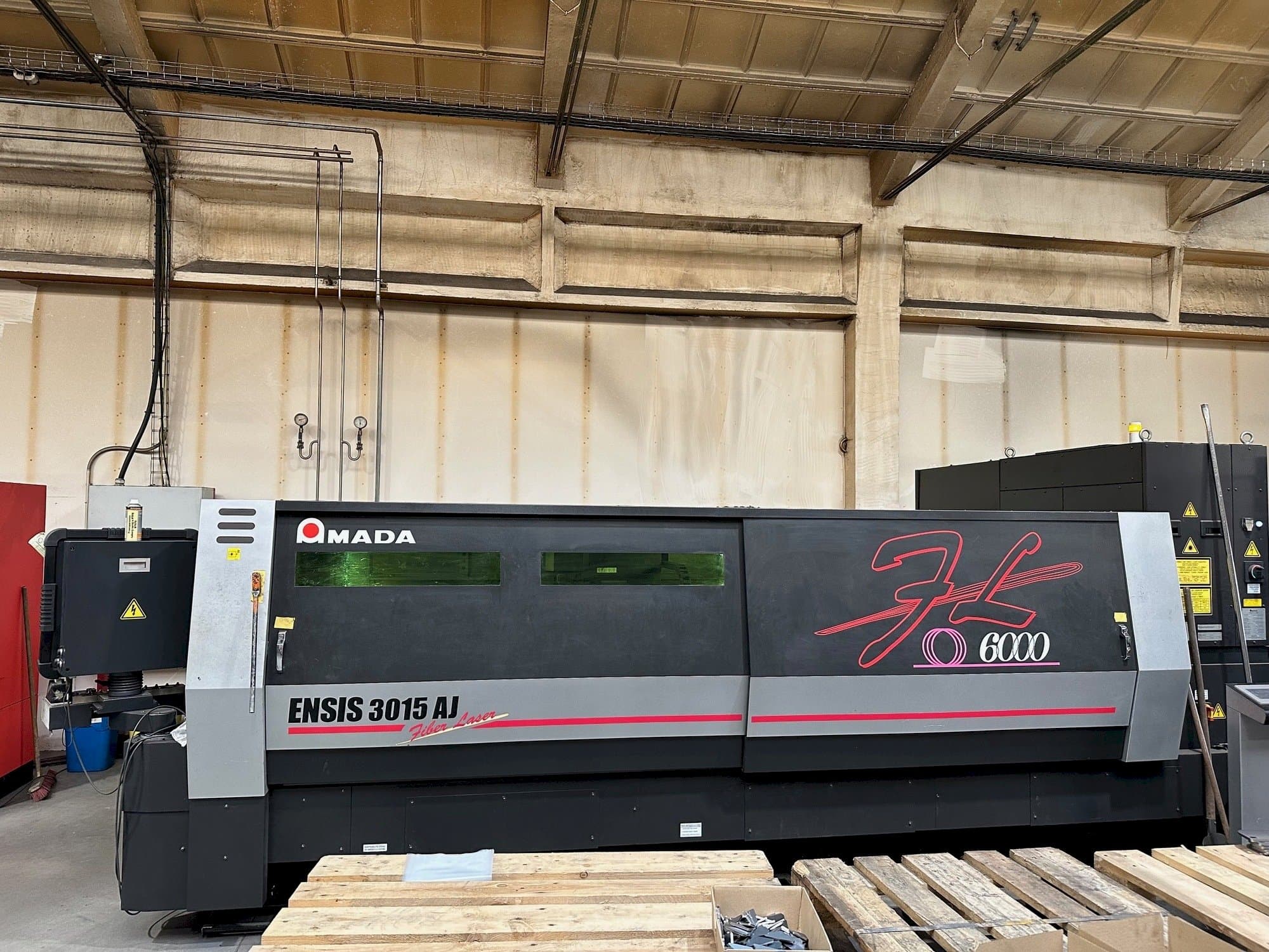 Front view of AMADA ENSIS-3015 AJ  machine