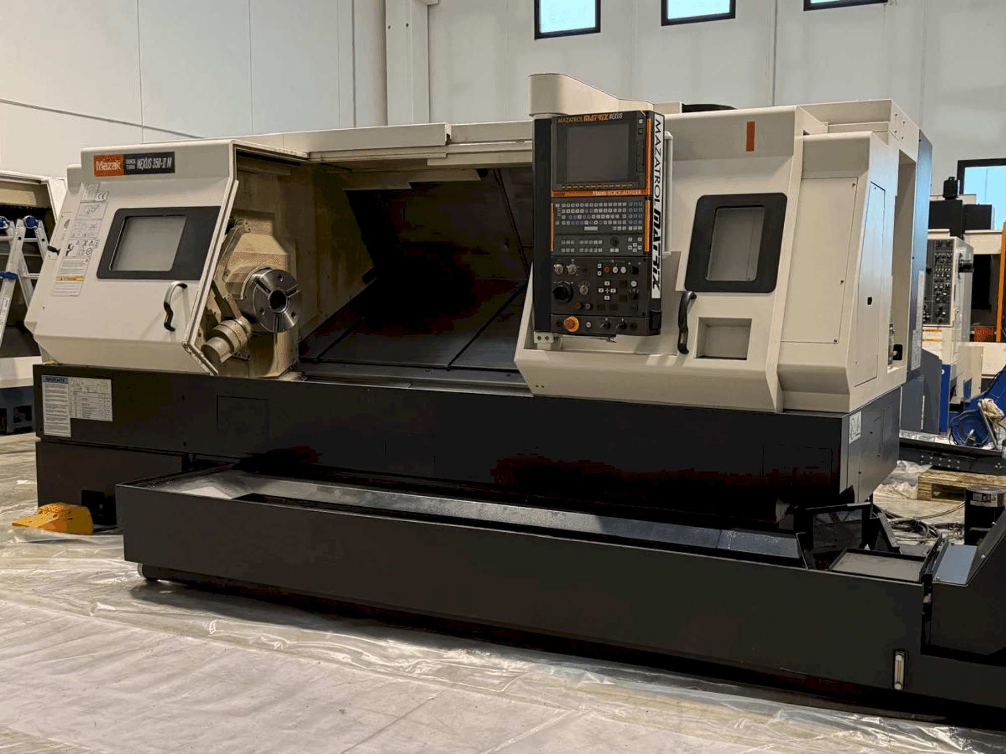 Front view of Mazak QT Nexus 350 II M machine