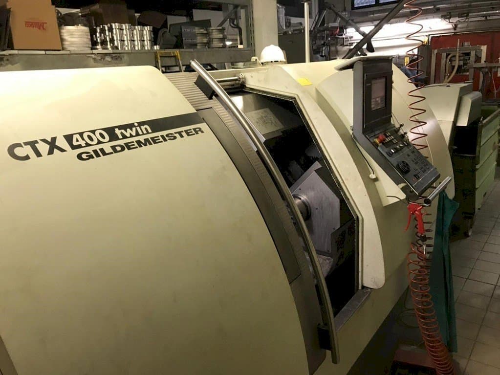 Front view of Gildemeister CTX 400 Twin machine
