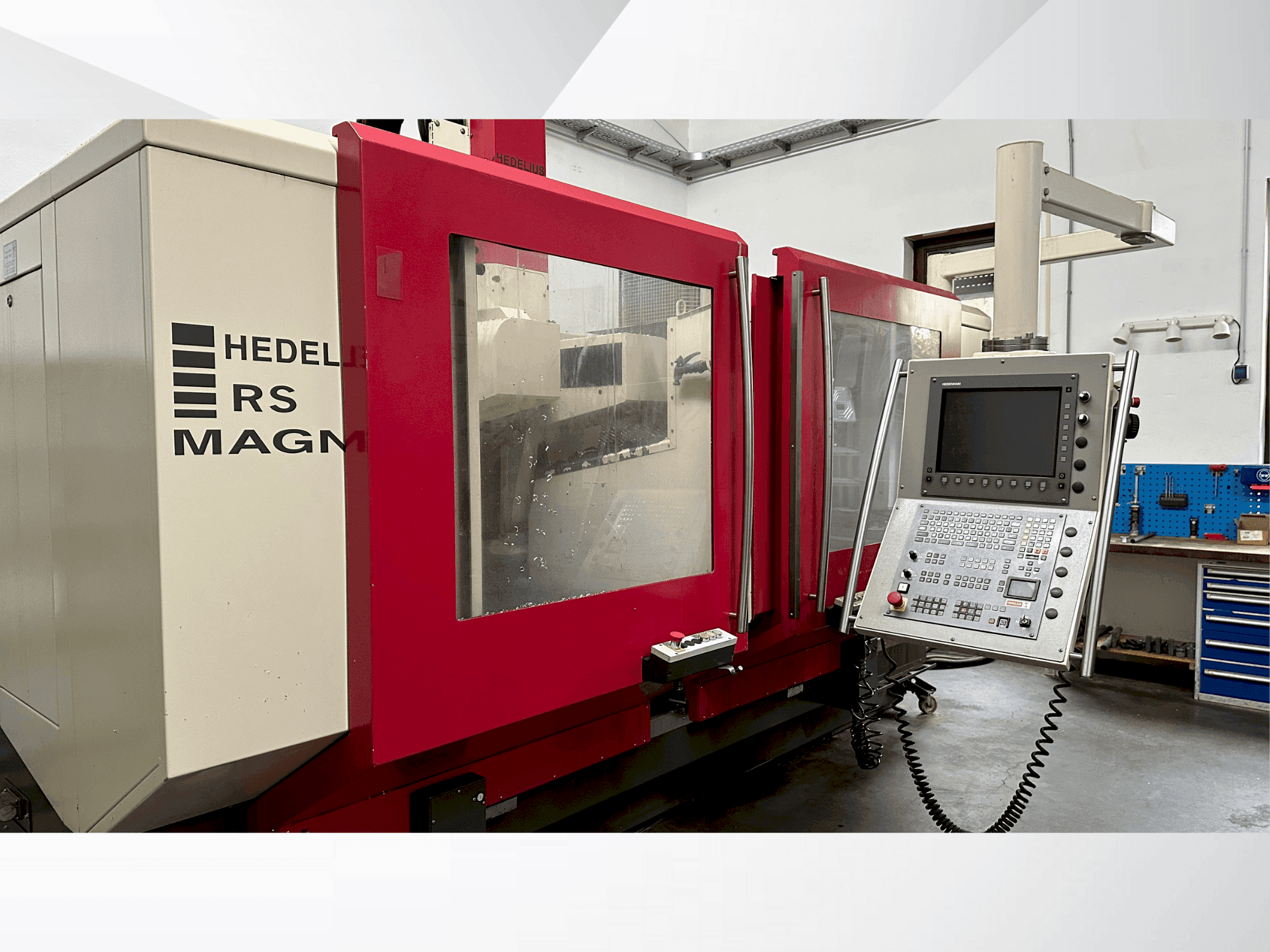 Front view of HEDELIUS RS60KM-2000  machine