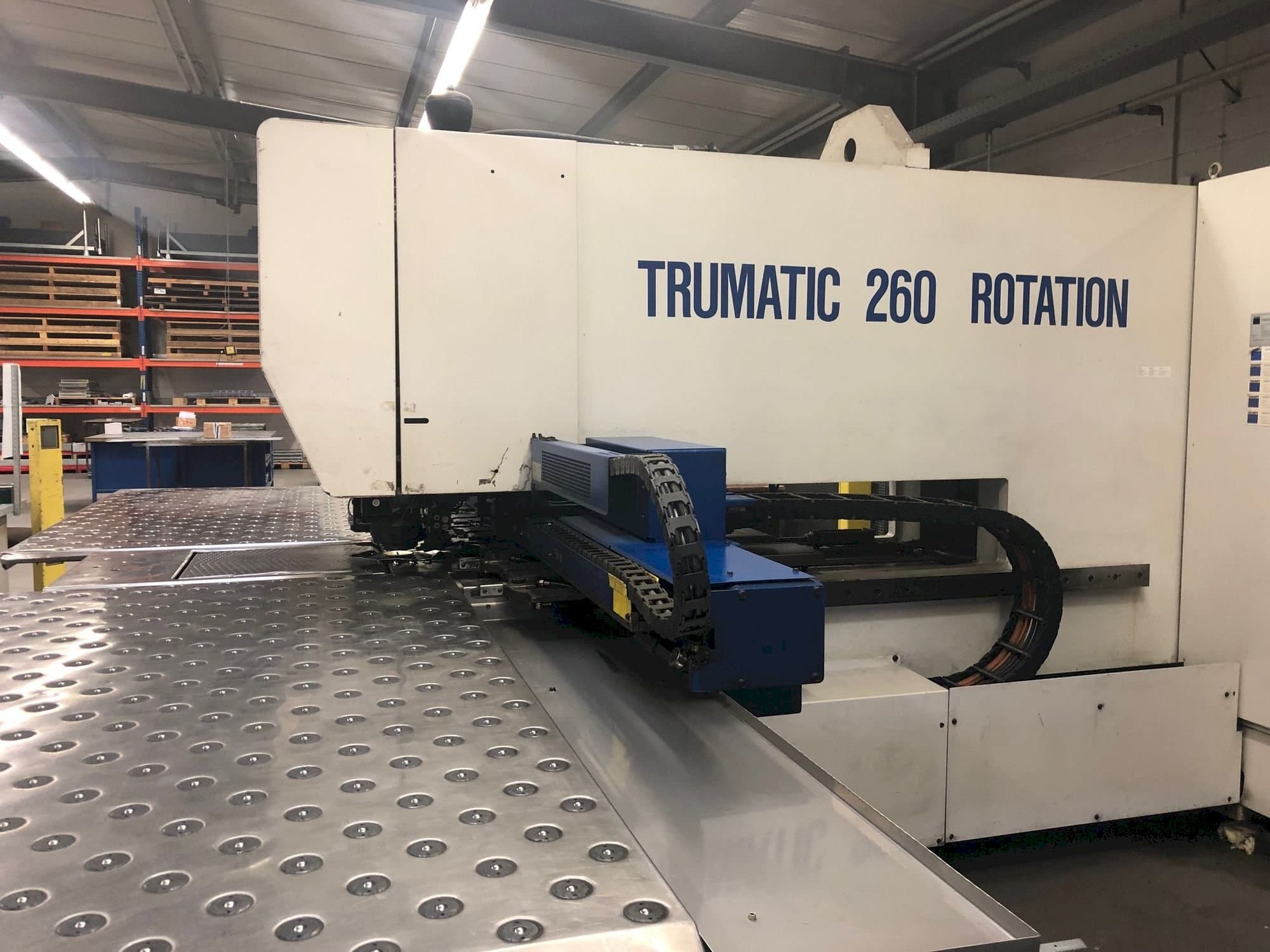 Left side view of Trumpf Trumatic 260 machine