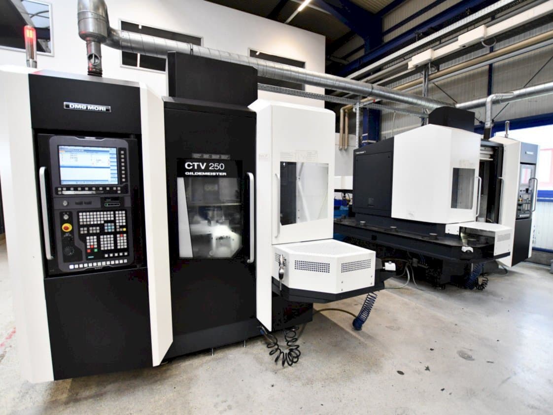 Front view of DMG MORI Gildemeister CTV 250 2nd machine