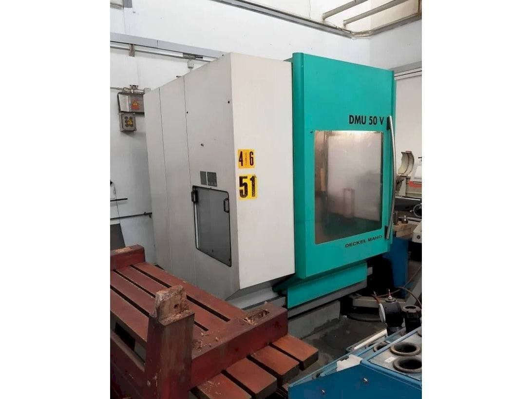 Left side view of DECKEL MAHO DMU 50 V machine