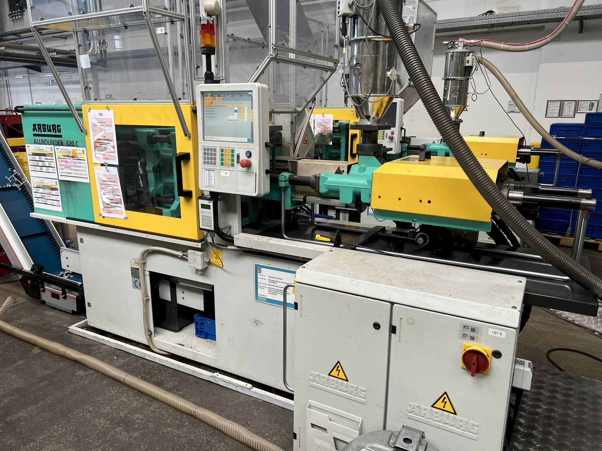 Front view of Arburg Allrounder 320C 500 - 170 machine