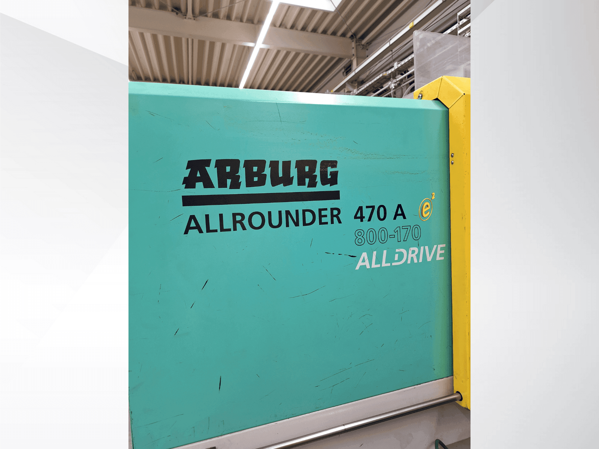 Front view of Arburg 470 A 800-170 machine