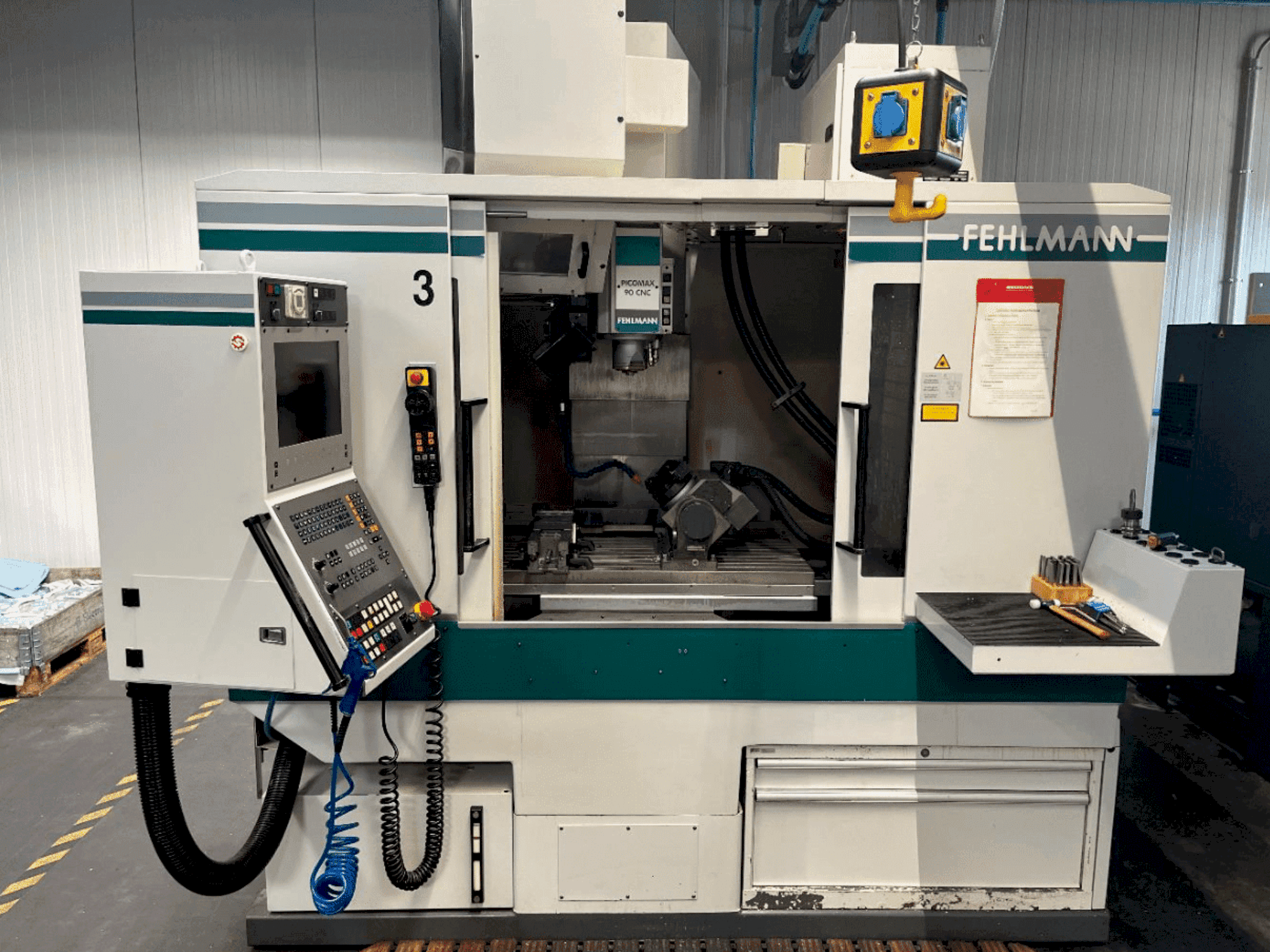 Front view of FEHLMANN Picomax 90-M  machine
