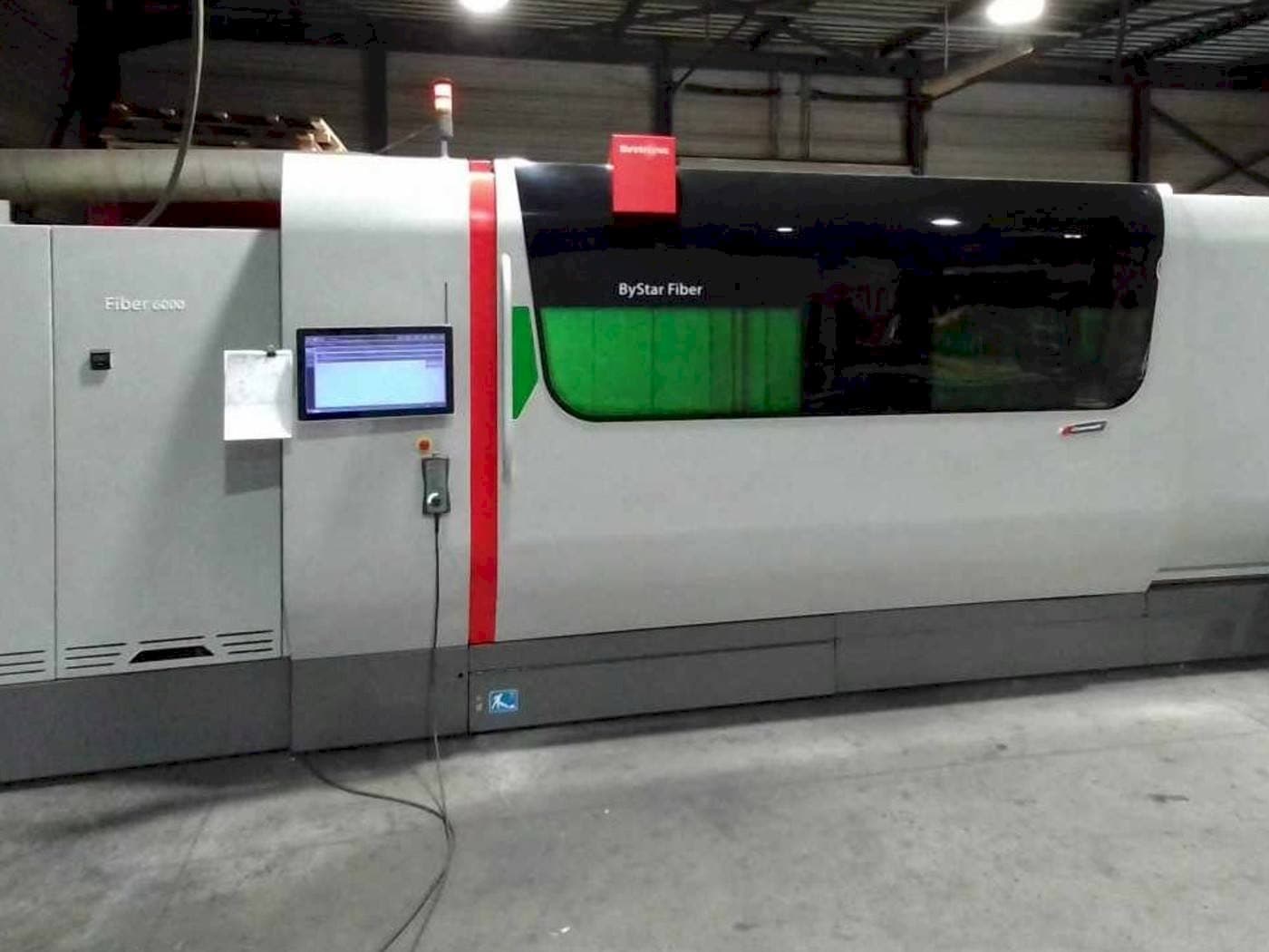 Front view of Bystronic Bystar 3015 6KW Fiber machine