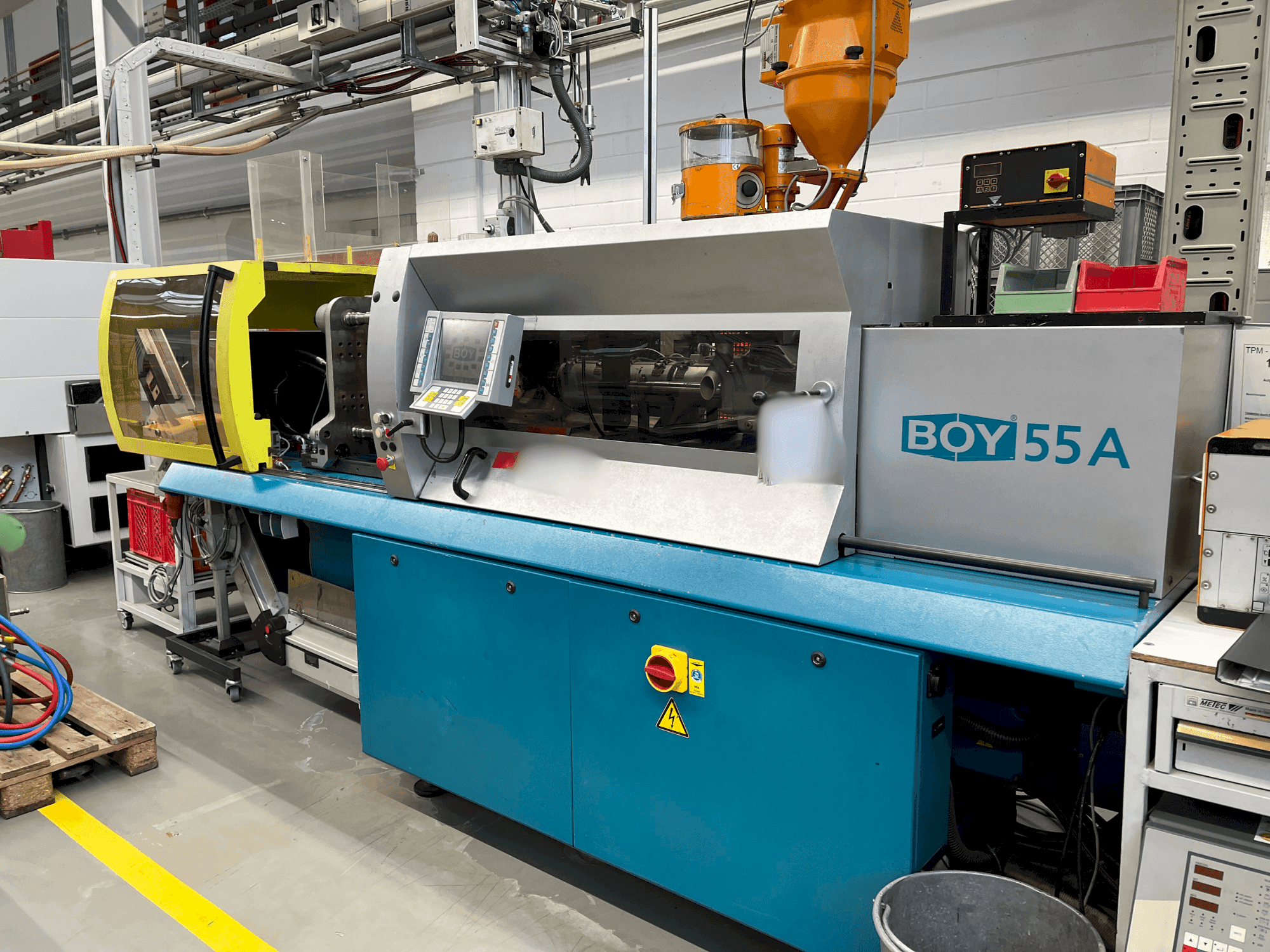 Front view of BOY 55A machine
