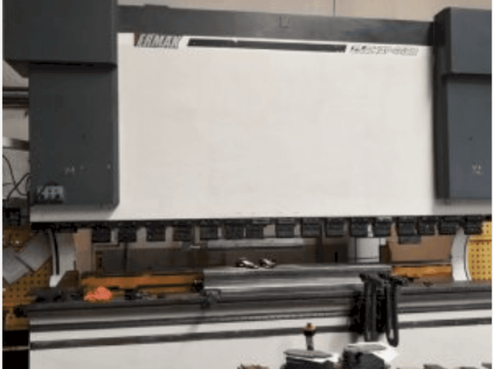 Front view of ERMAK CNC HAP 4100x400 machine