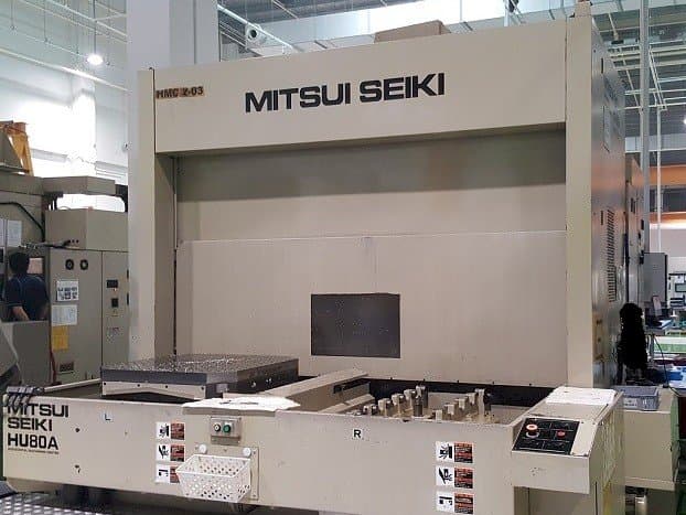 Front view of Mitsui Seiki HU80A machine