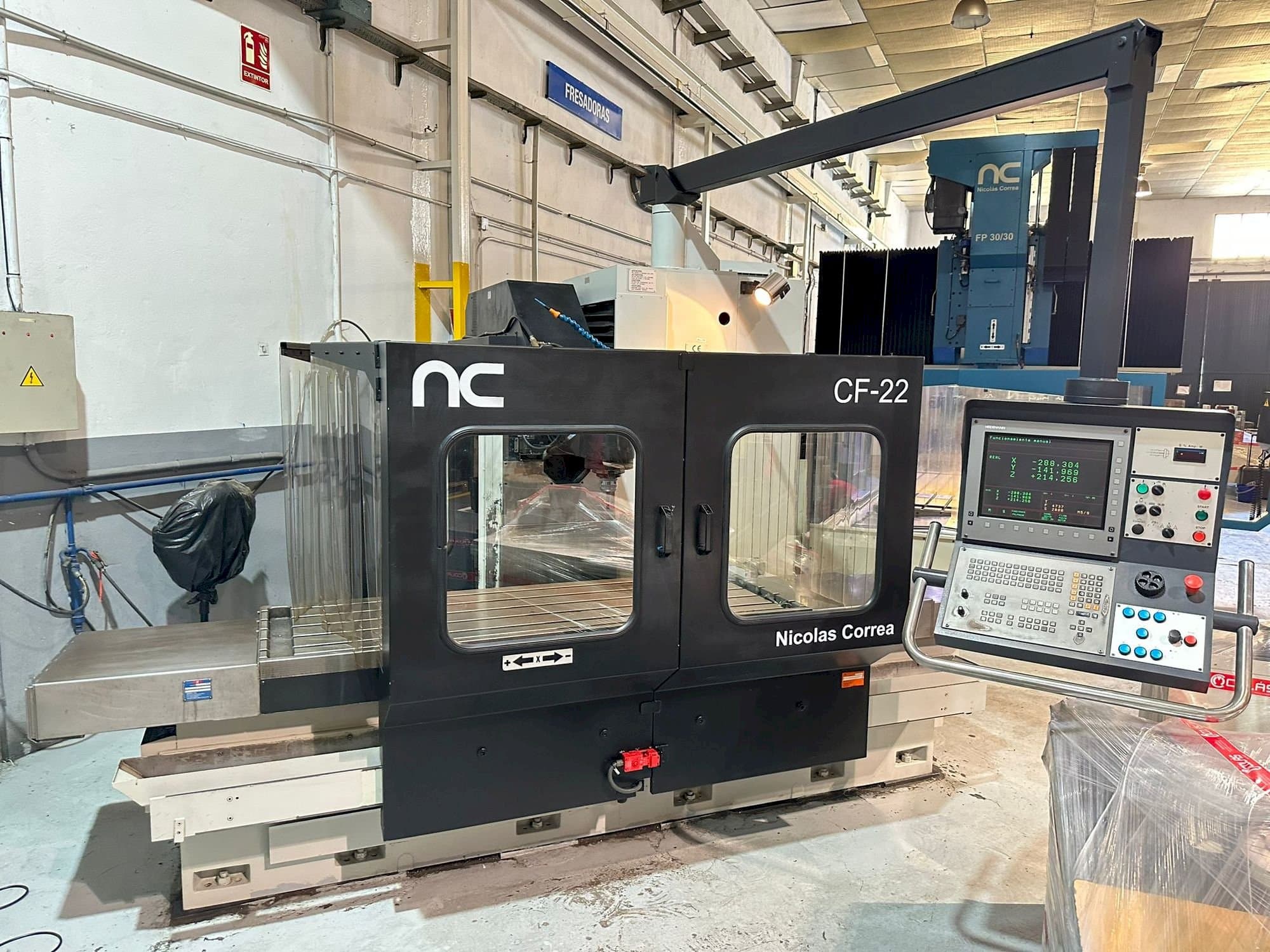 Front view of Nicolas Correa CF22/20 machine