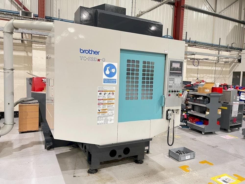 Front view of Brother TC-S2DN-0 machine