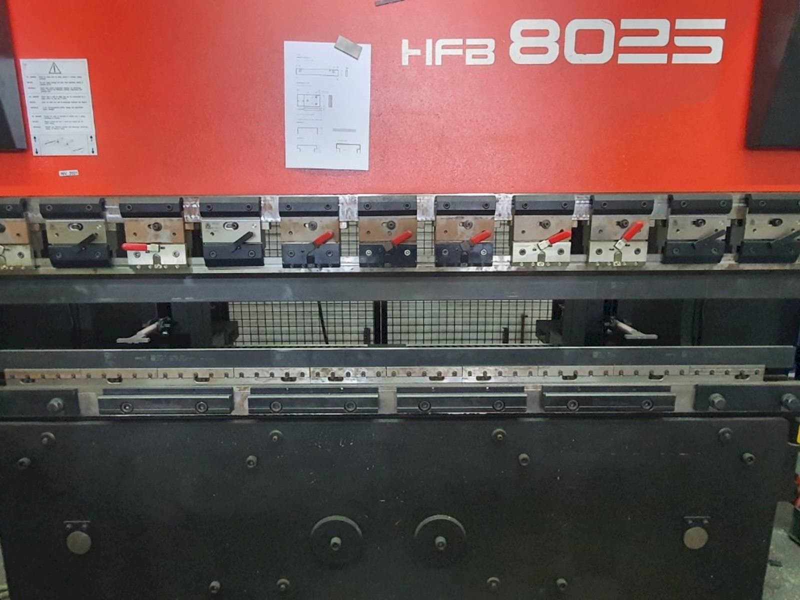 Front view of AMADA HFBO 80-25 machine