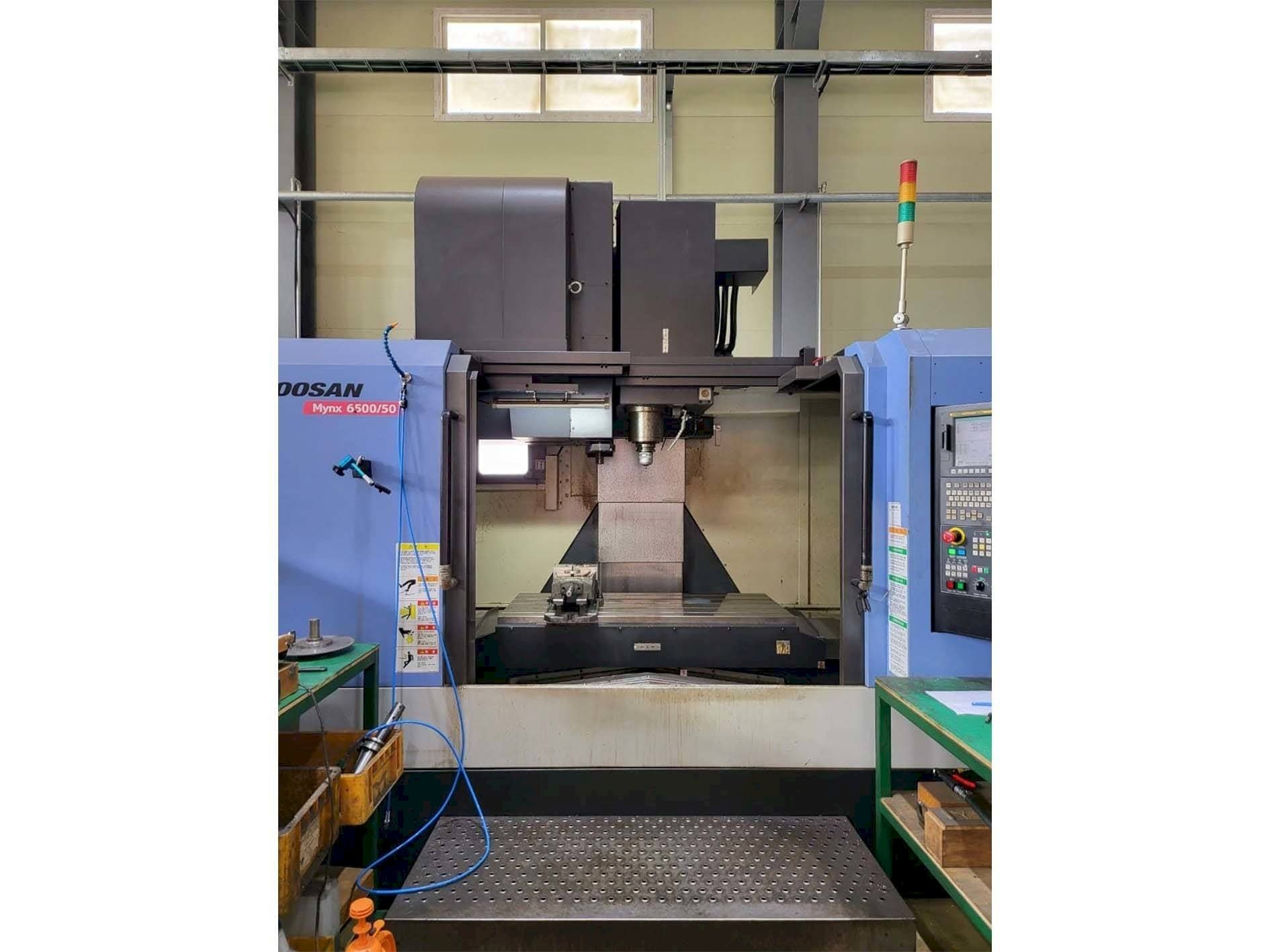 Front view of Doosan MYNX 6500/50 machine